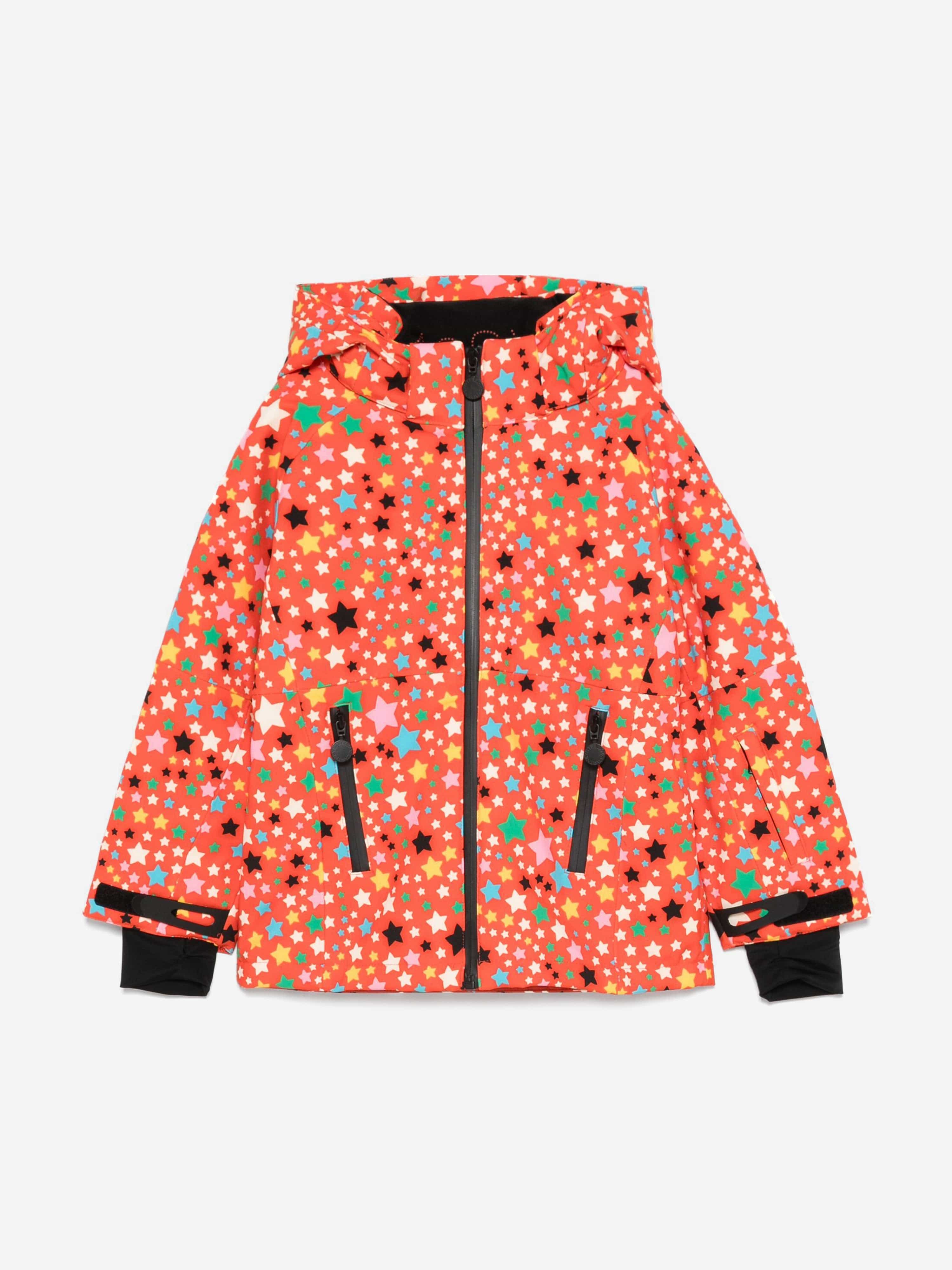 Stella McCartney Girls Star Ski Jacket in Red Pick A Best Sale Online