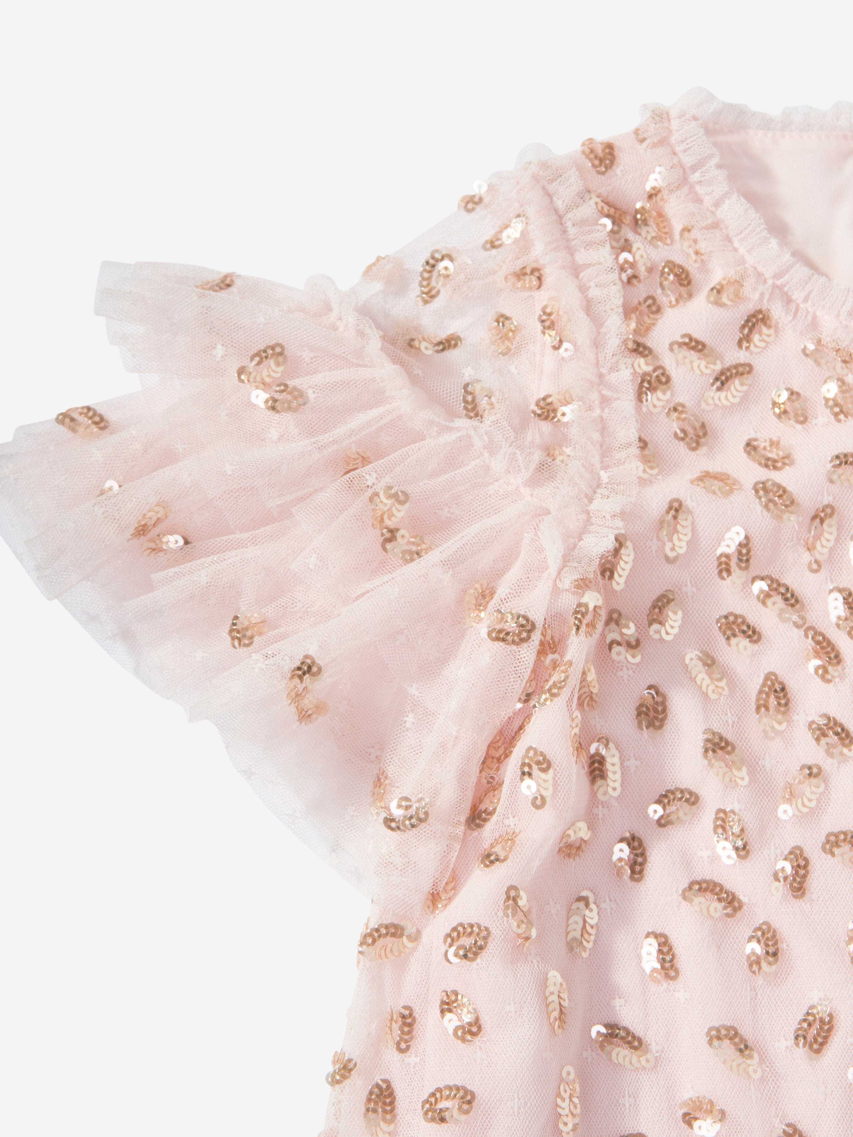 Needle & Thread Girls Autumn Leaves Dress in Pink Buy Cheap Browse