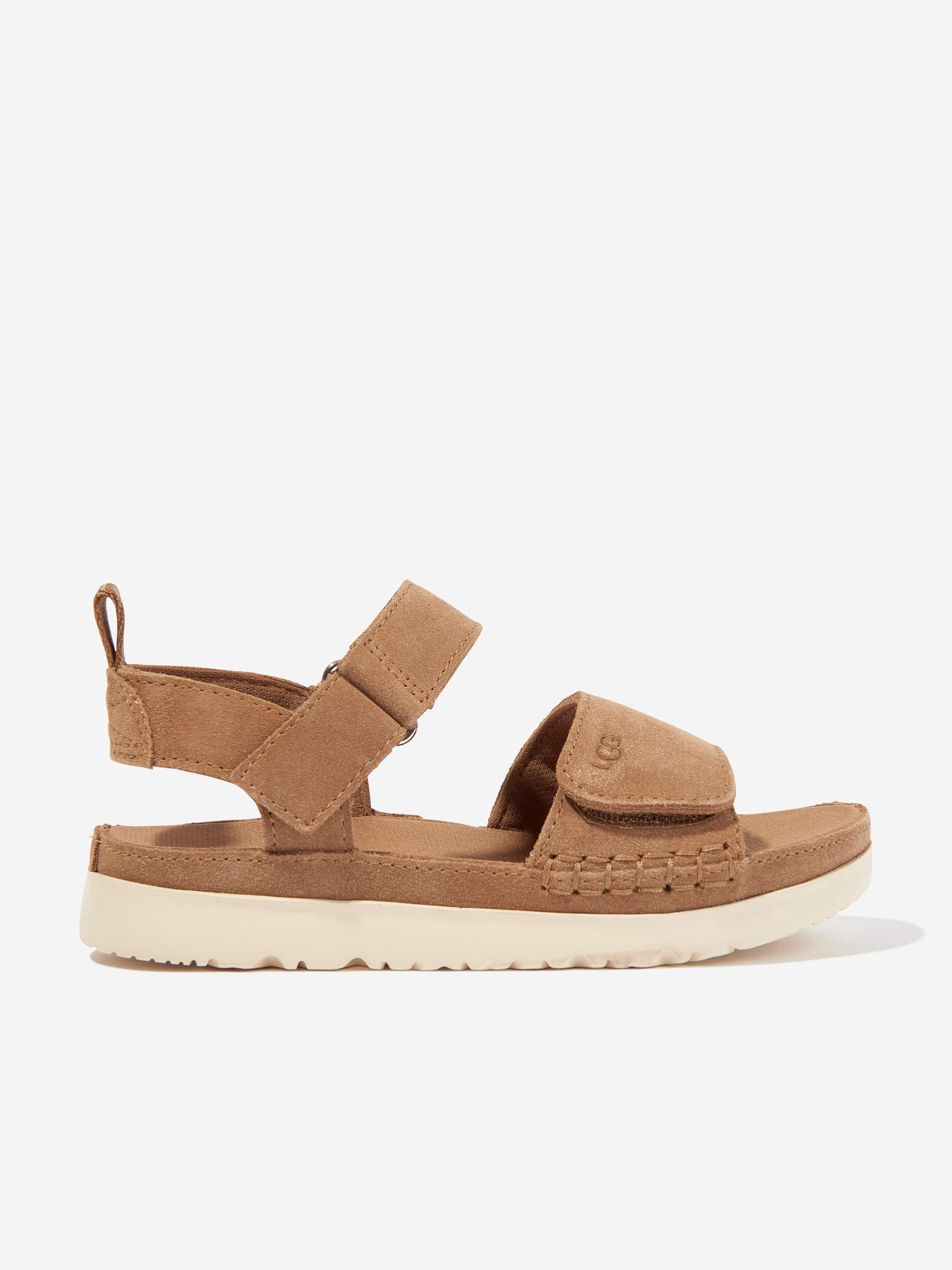 UGG Girls Goldenstar Sandals in Brown Discount For Nice