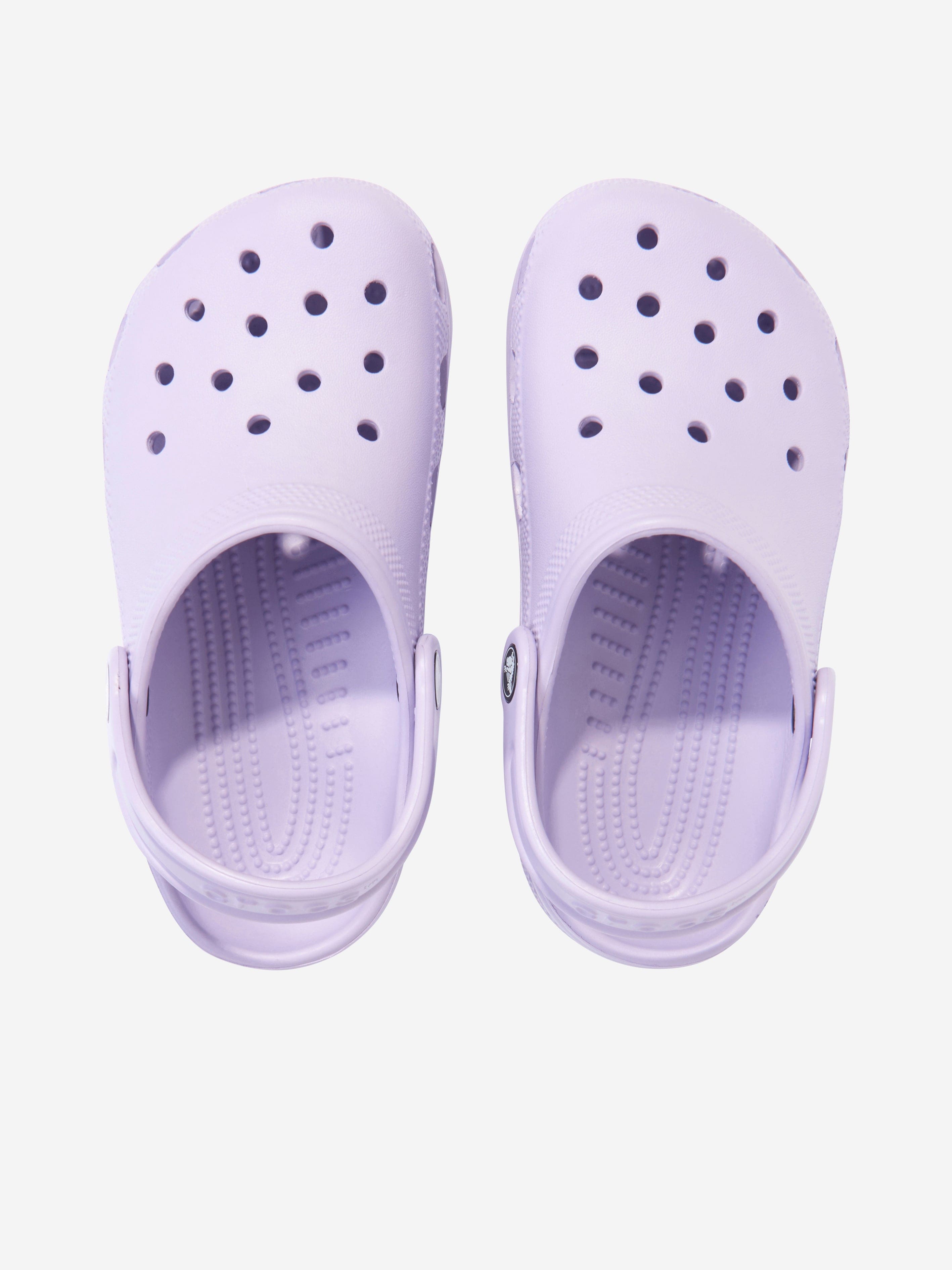 Crocs Girls Classic Clog in Purple Geniue Stockist