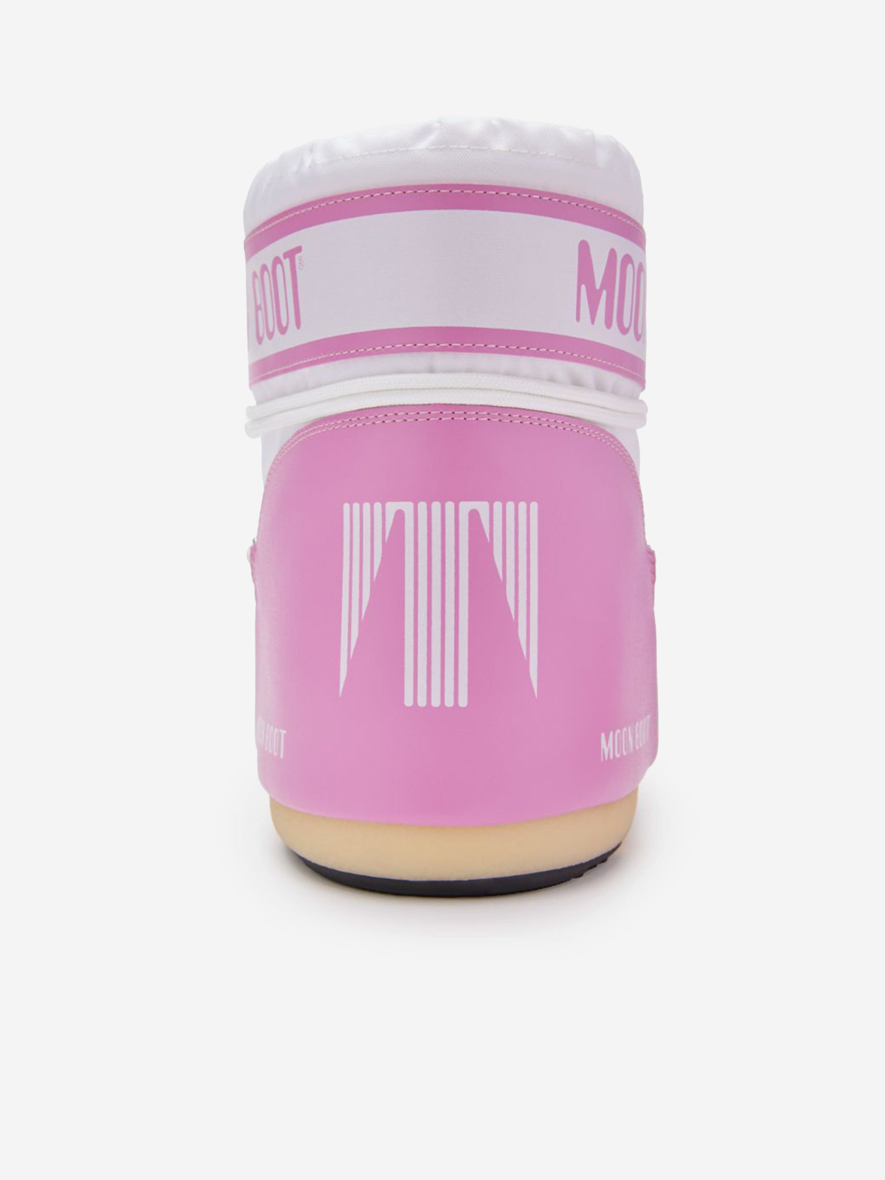 Moon Boot Girls Icon Low Boots in Pink Discount Recommend