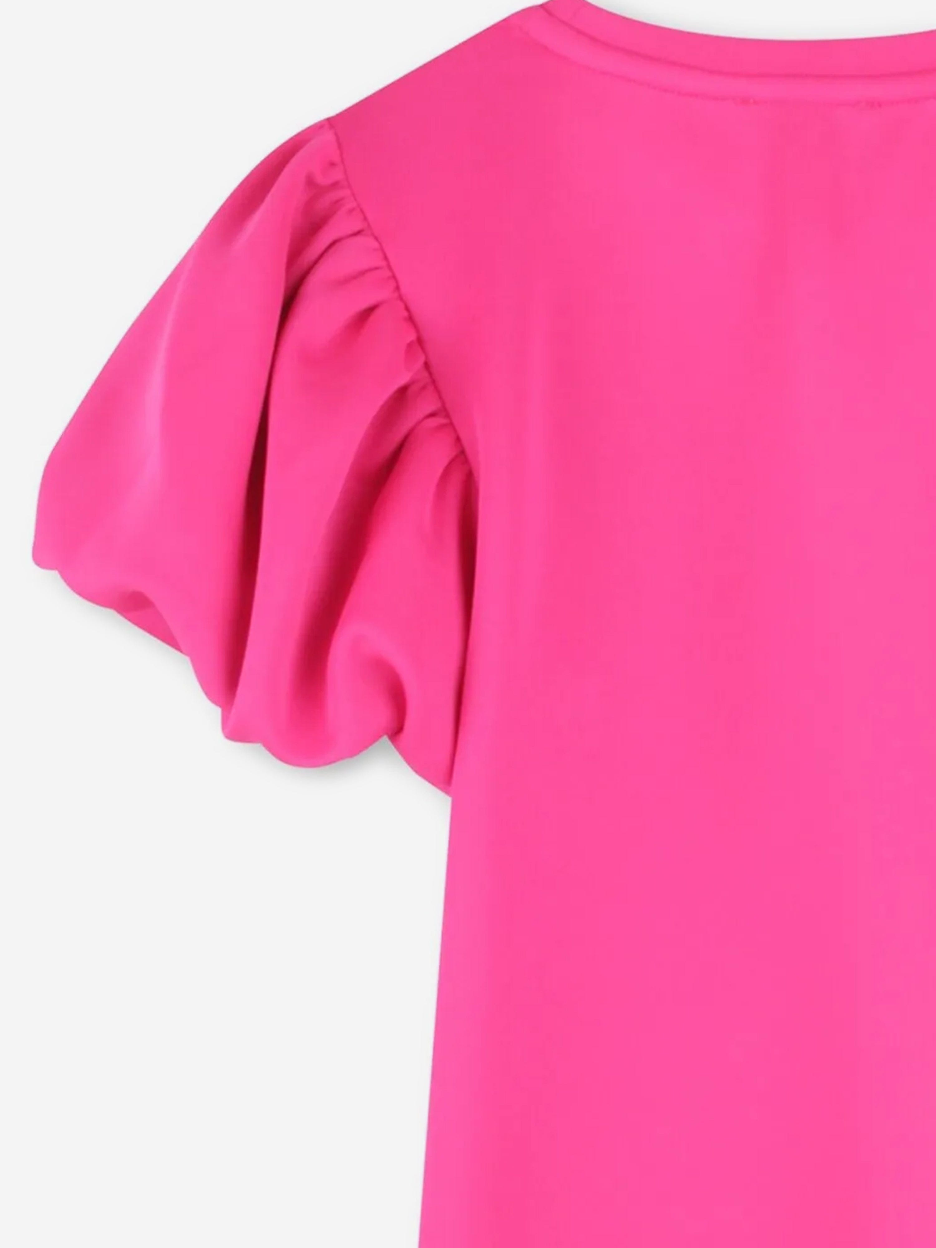 Girls Snapshot Bag Print Dress in Pink Sale Low Cost