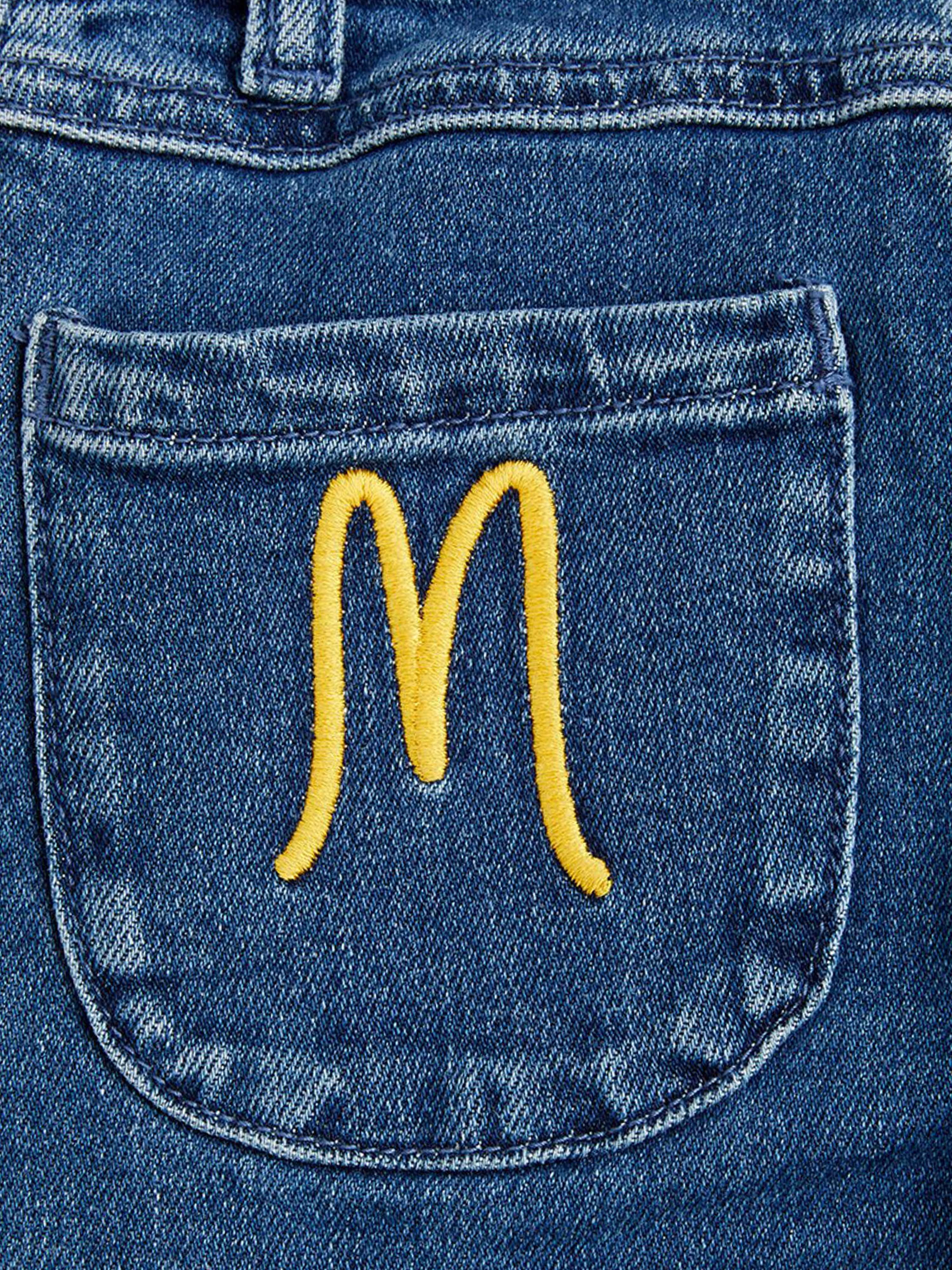Mini Rodini Kids Wide Leg Jeans in Blue Amazing Pice