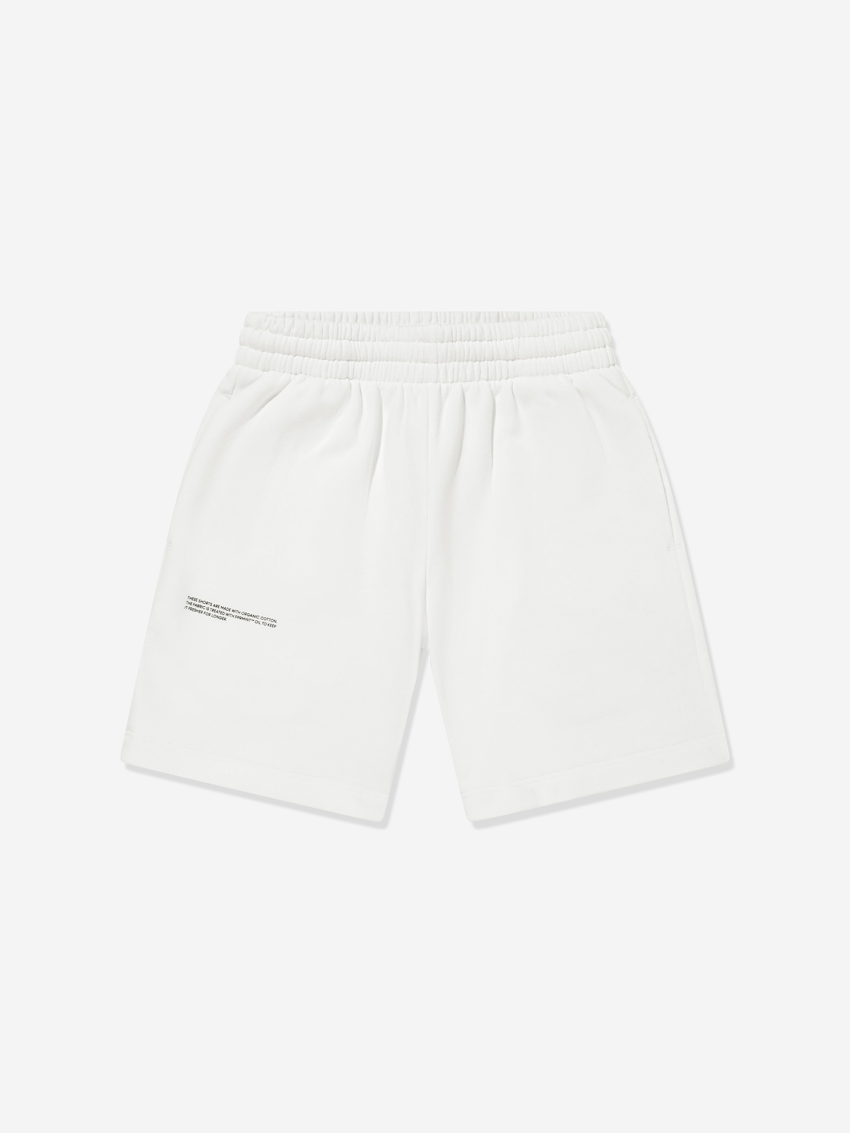 PANGAIA Kids 365 Midweight Long Shorts in Ivory Cheap Sale Pictures