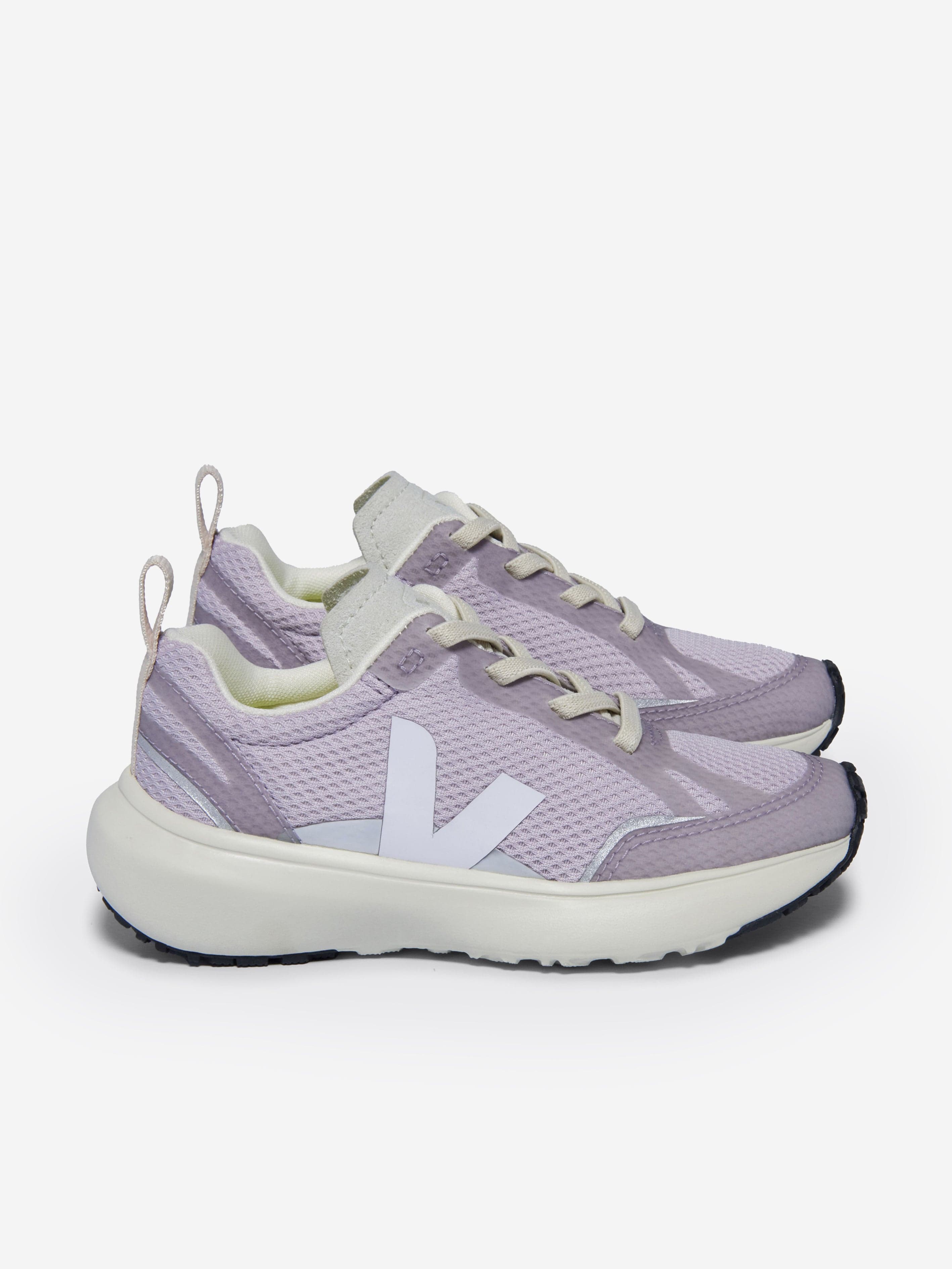 Veja Girls Canary Alveomesh Trainers in Purple Clearance Limited Edition