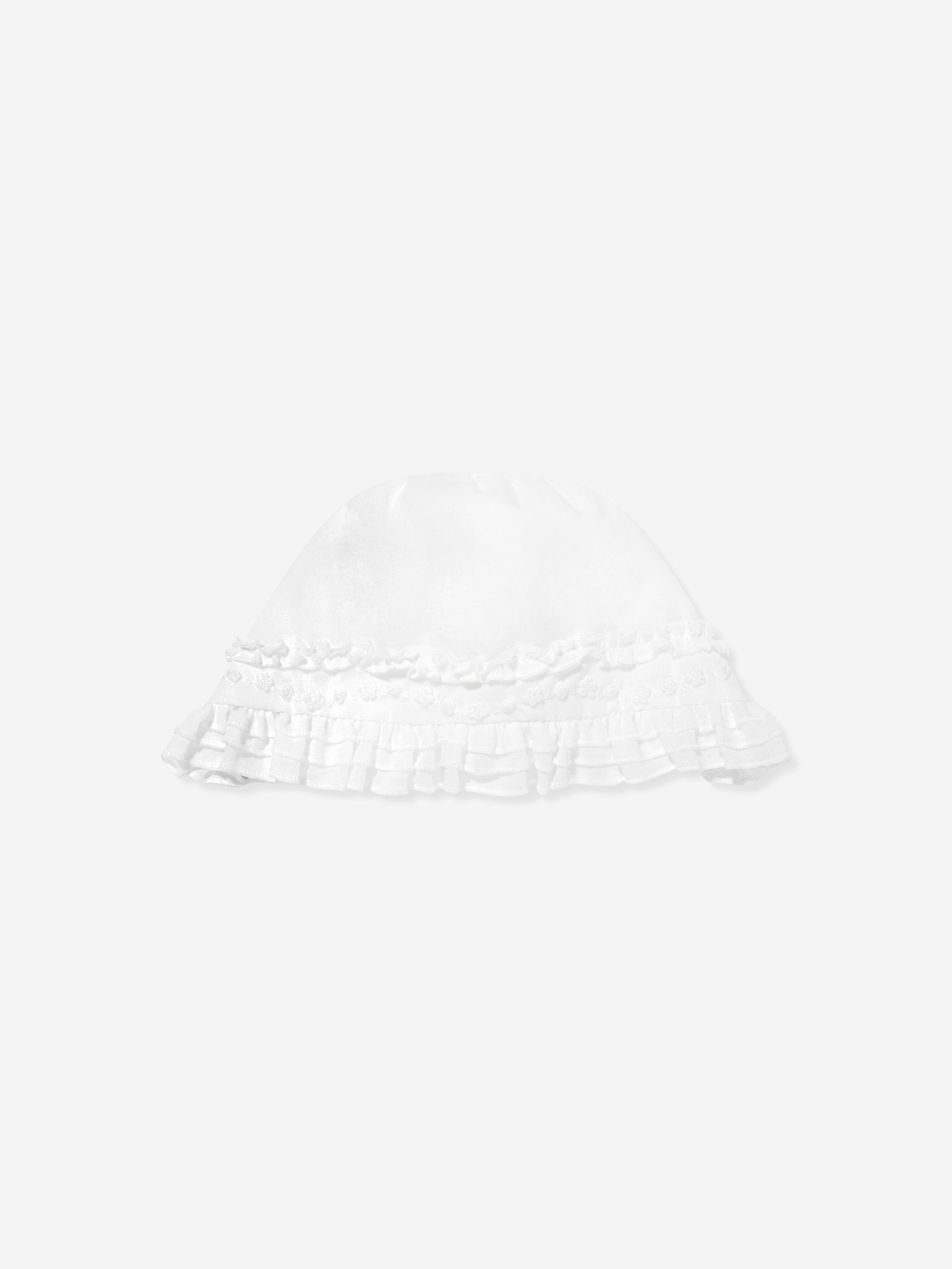 Sarah Louise Baby Girls Dress And Bonnet in Ivory Free Shipping Release Dates
