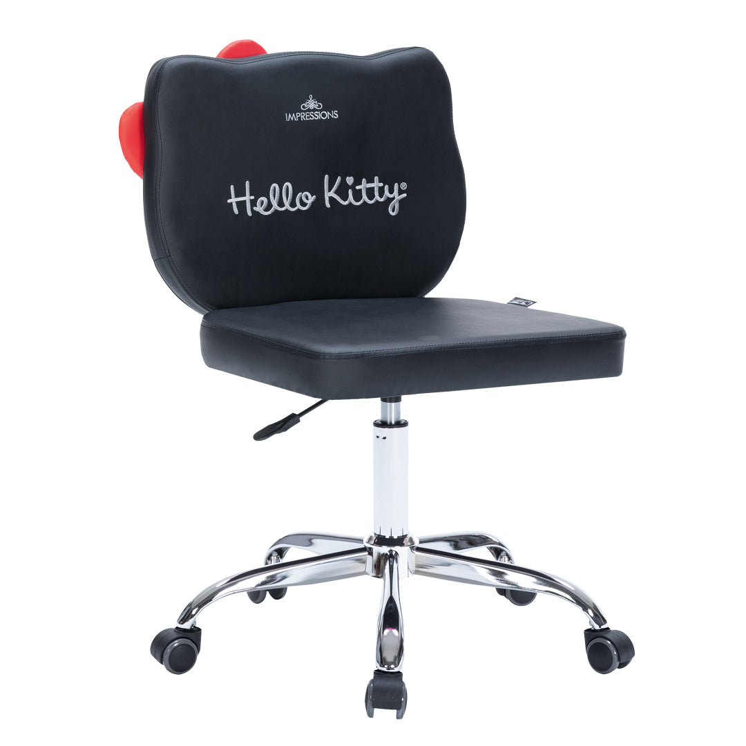 Hello Kitty x Impressions Vanity Faux Leather Swivel Vanity Chair Clearance Original