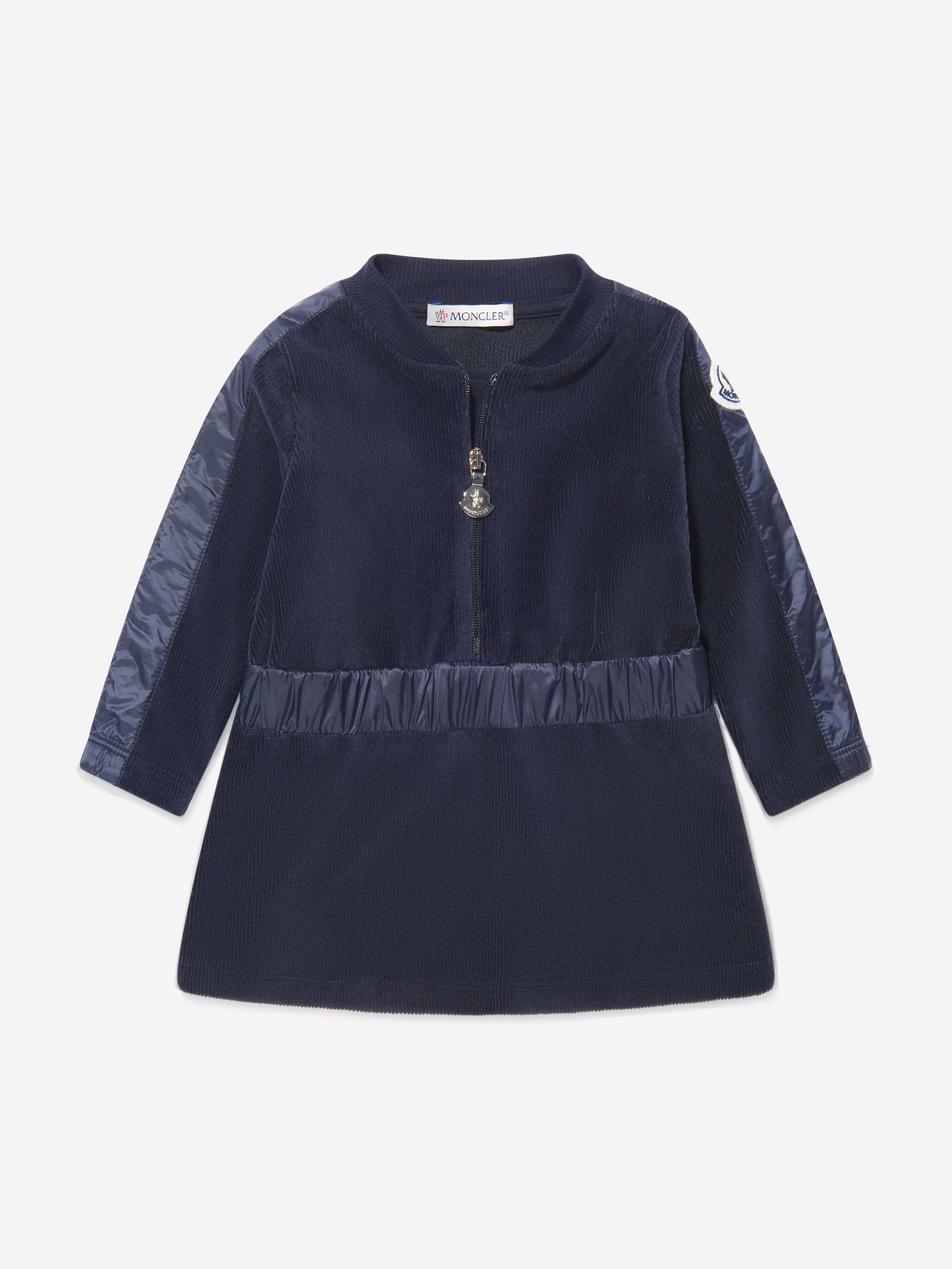 Moncler Enfant Baby Girls Velour Dress Quality Original