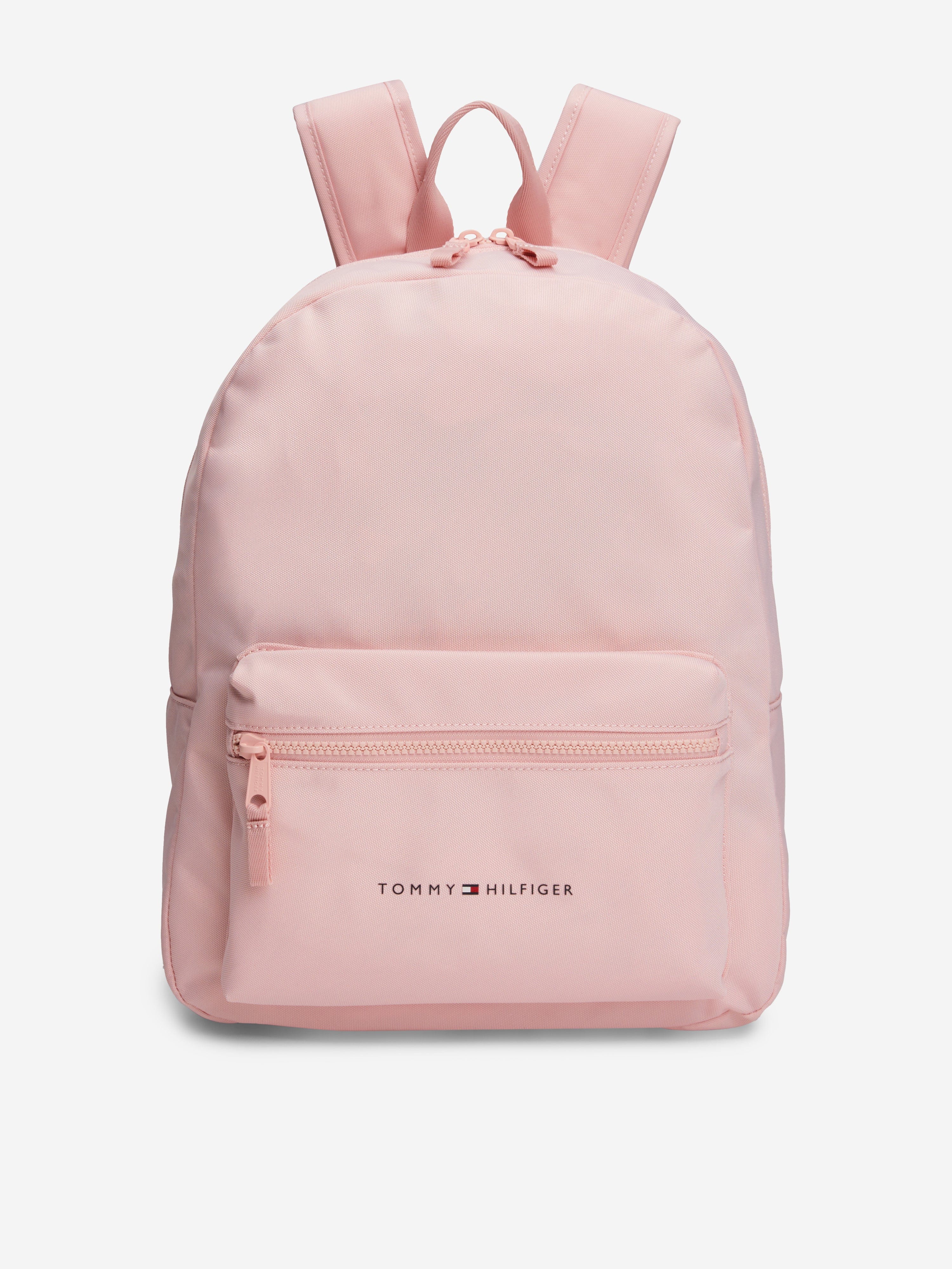 Tommy Hilfiger Girls The Essential Backpack in Pink (38cm) Cheap Sale Big Discount