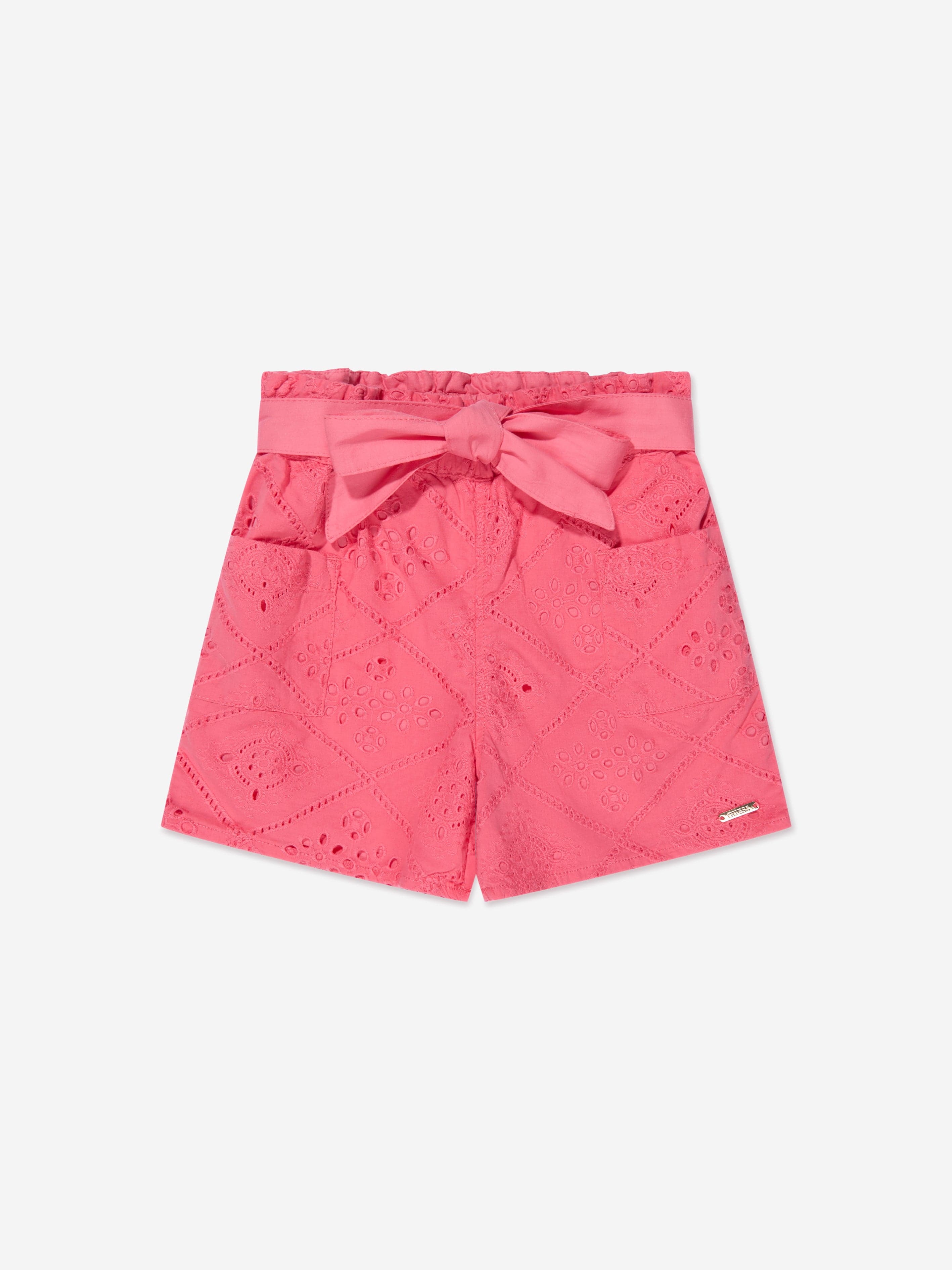 Guess Girls Sangallo Shorts in Pink Buy Cheap Outlet Locations