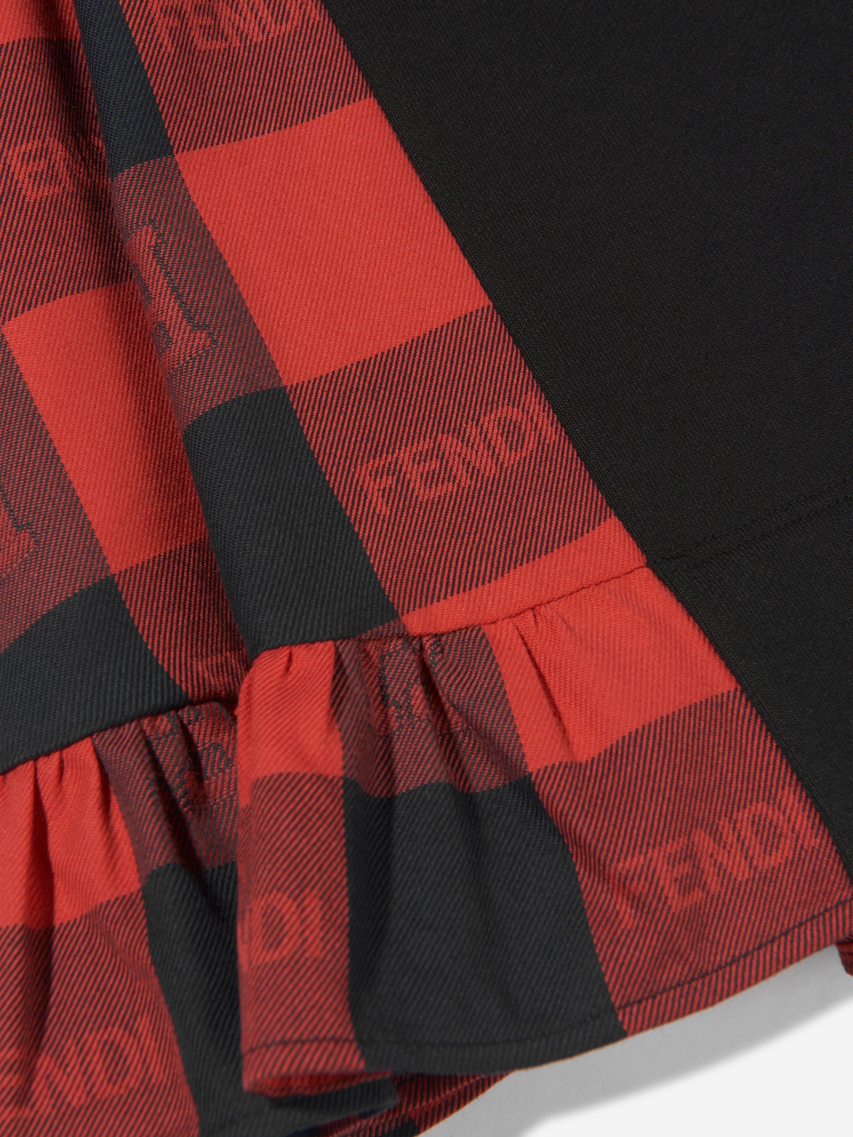 Fendi Girls Checked A-Line Dress Clearance Online Amazon