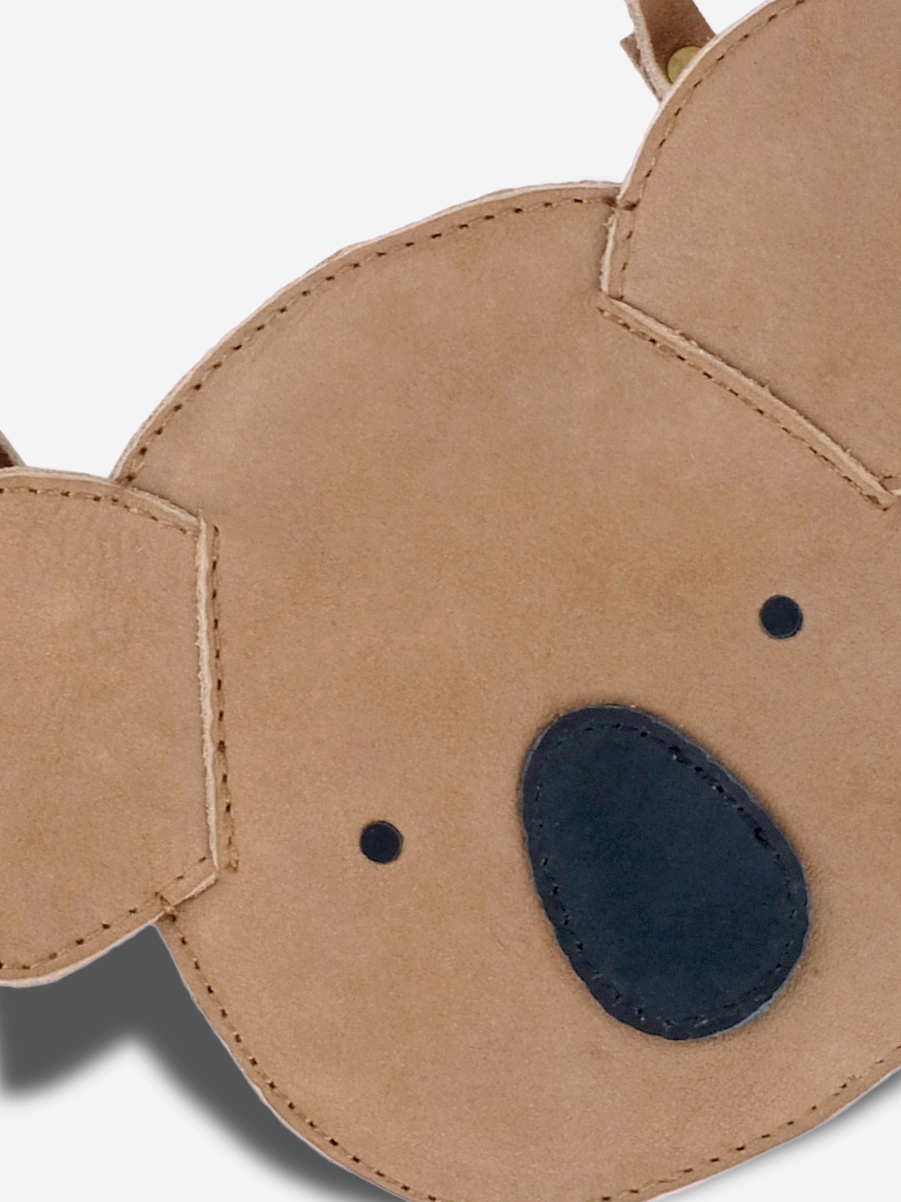 Donsje Kids Britta Classic Koala Purse in Beige (15cm) Grey Outlet Store Online
