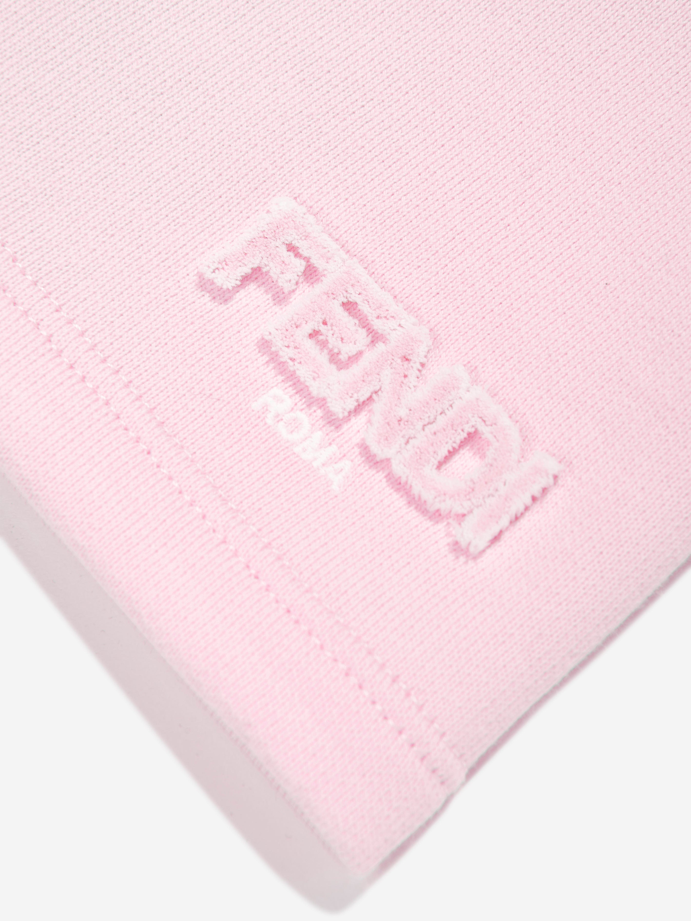 Fendi Baby Girls Logo Shorts in Pink Clearance Fashionable