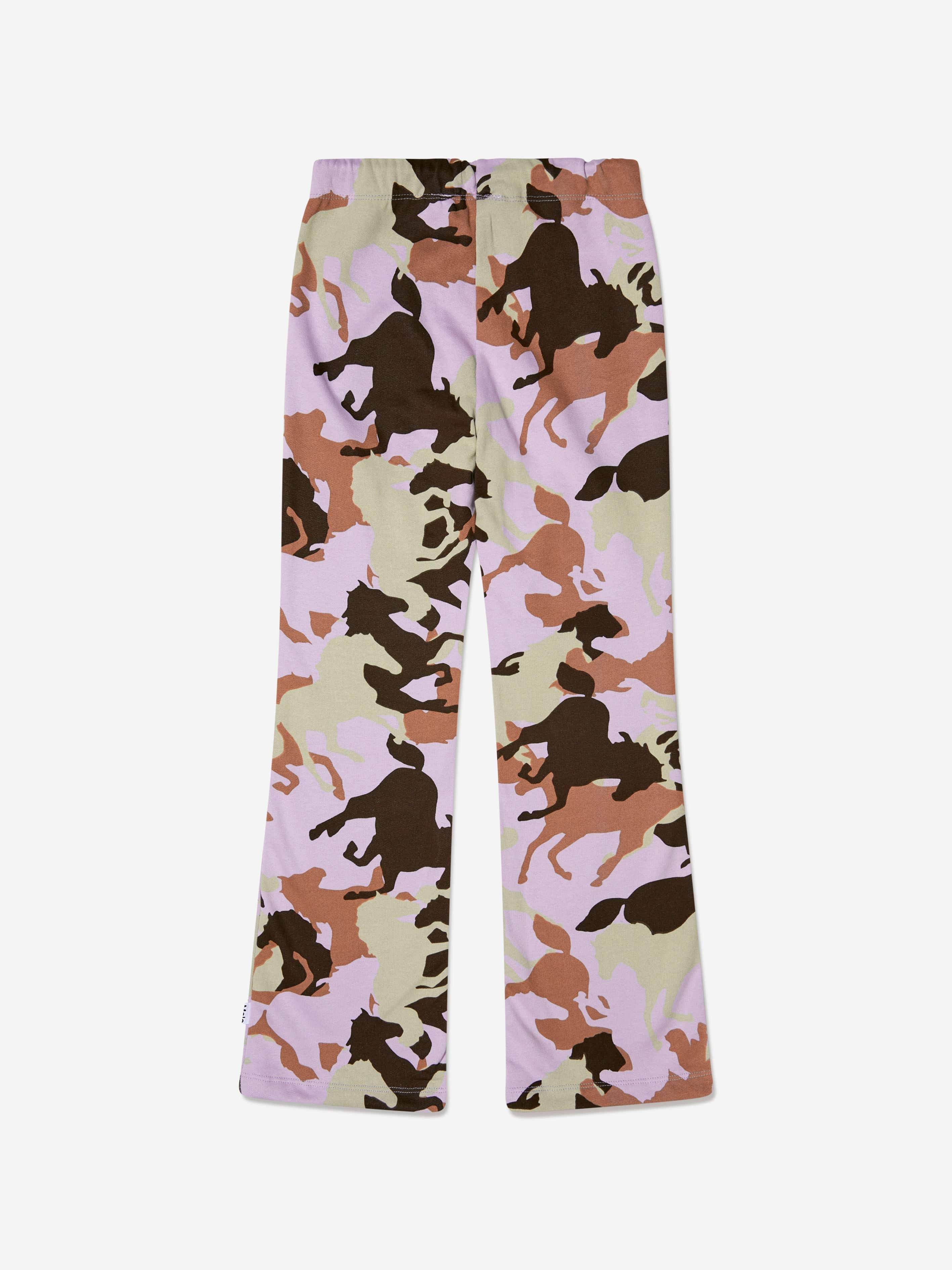 Molo Girls Organic Cotton Horse Camo Sweatpants Cheap Sale With Paypal