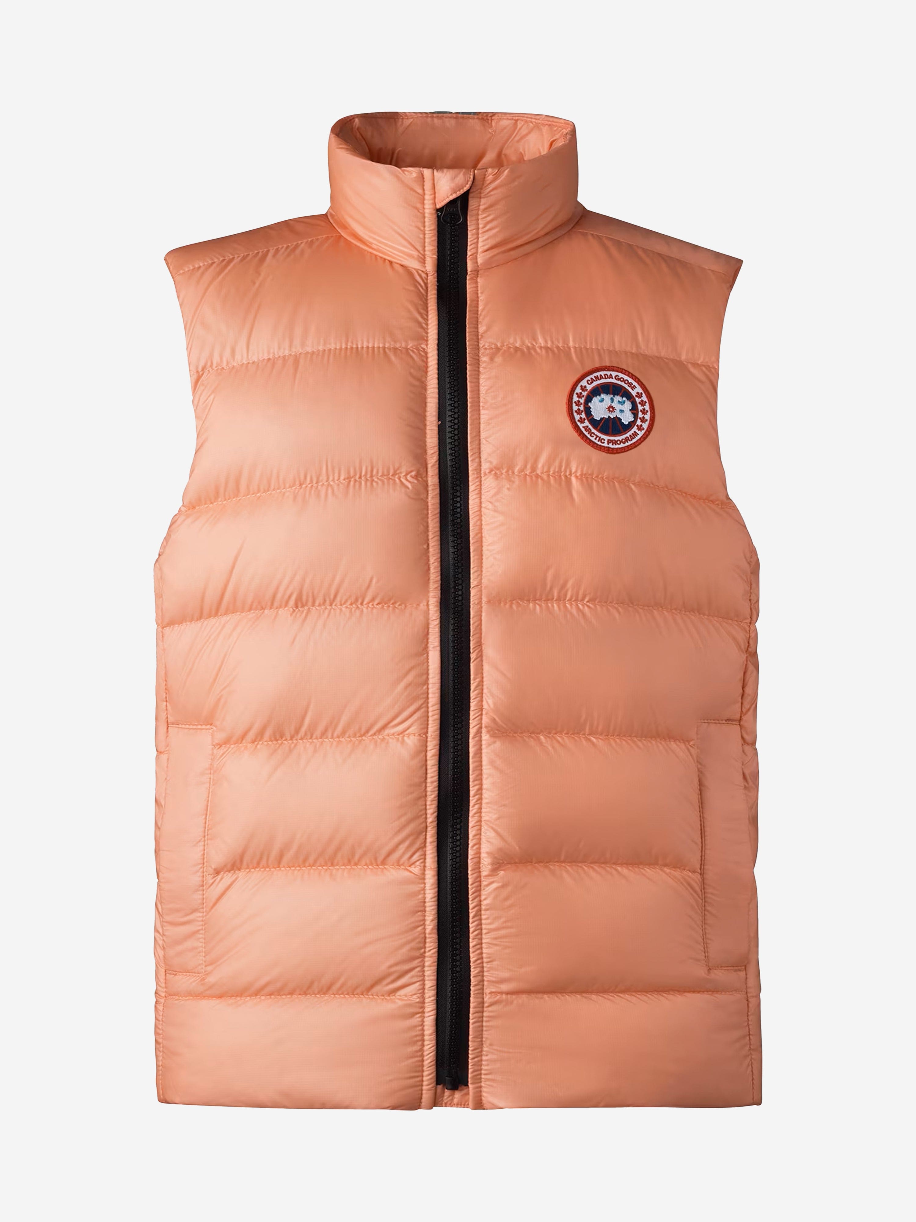 Canada Goose Girls Down Padded Crofton Gilet in Pink Very Cheap