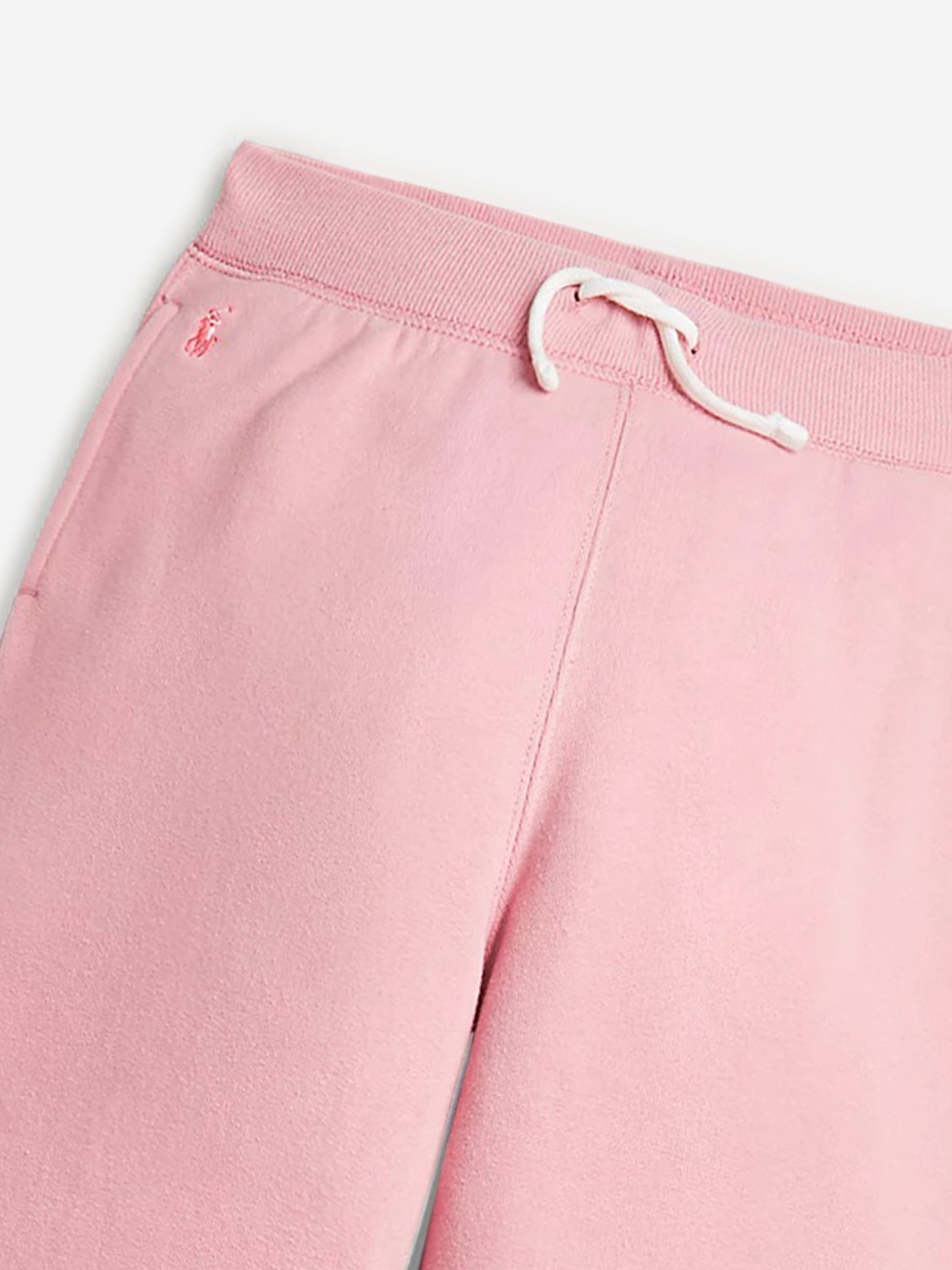 Ralph Lauren Girls Logo Joggers in Pink Discount Best Pices