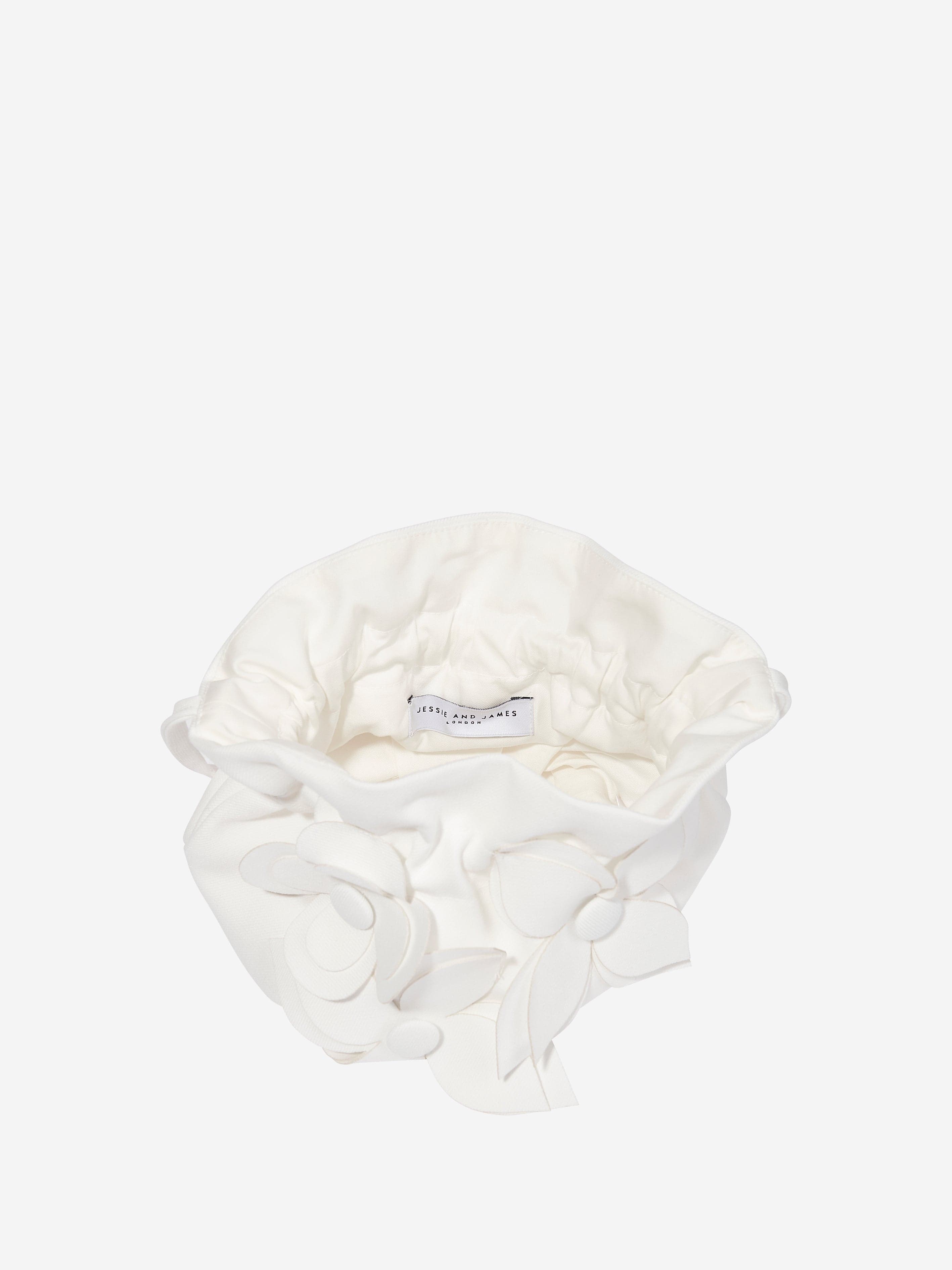 Girls Willow Flower Bag in White (22.5cm) Deals