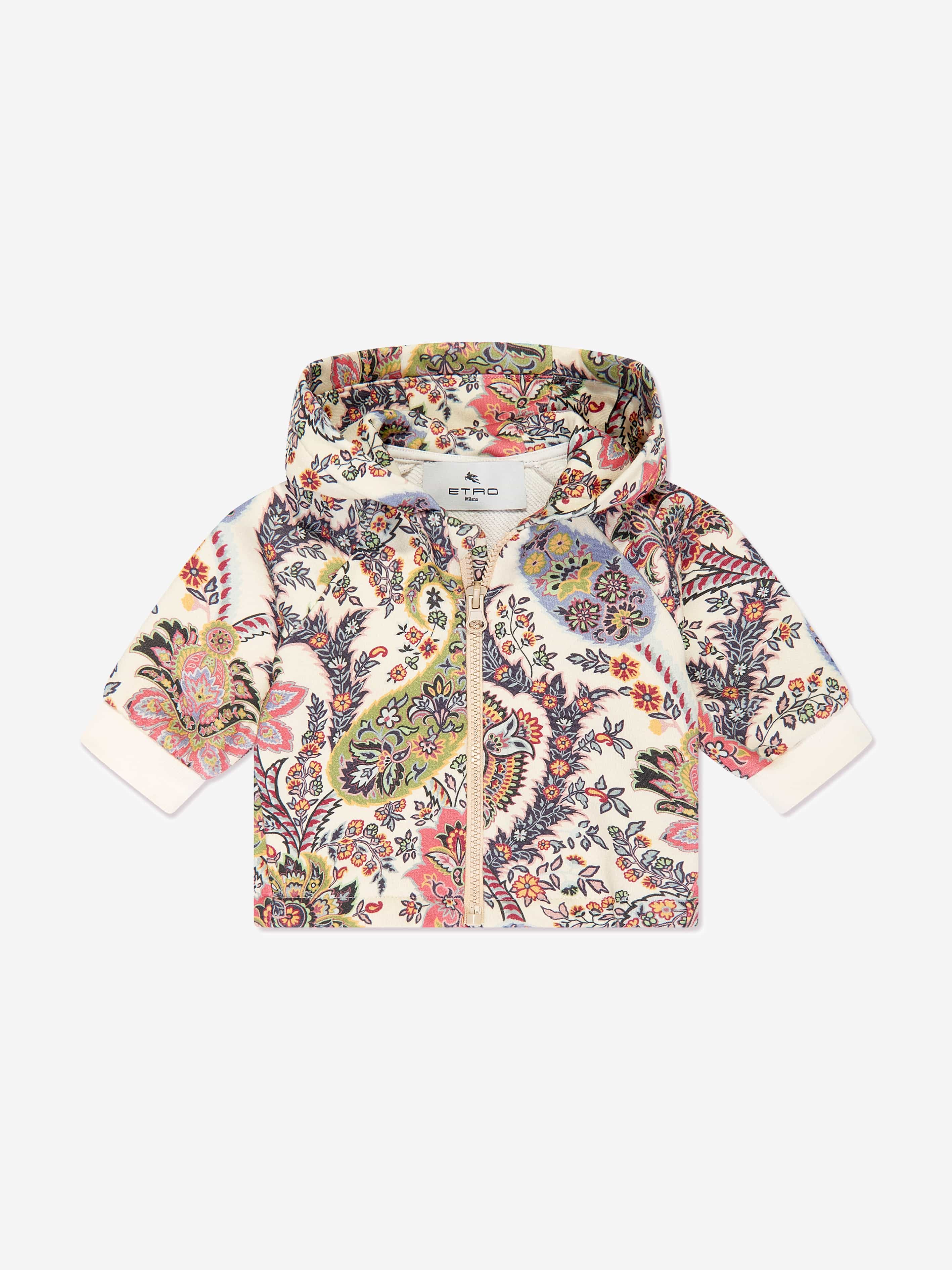 Etro Baby Girls Paisley Zip Up Top in Multicolour Wide Range Of Sale Online