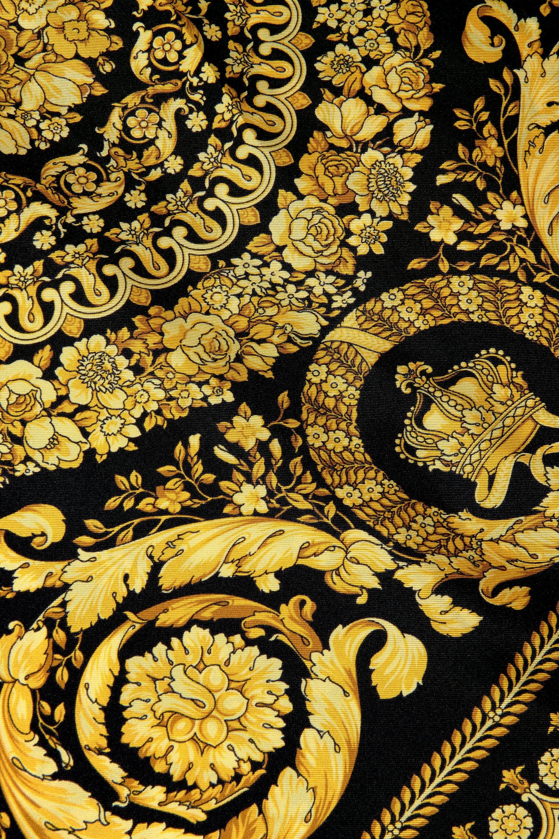 Versace Girls Baroque Print Shirt Dress Geniue Stockist Cheap Pice