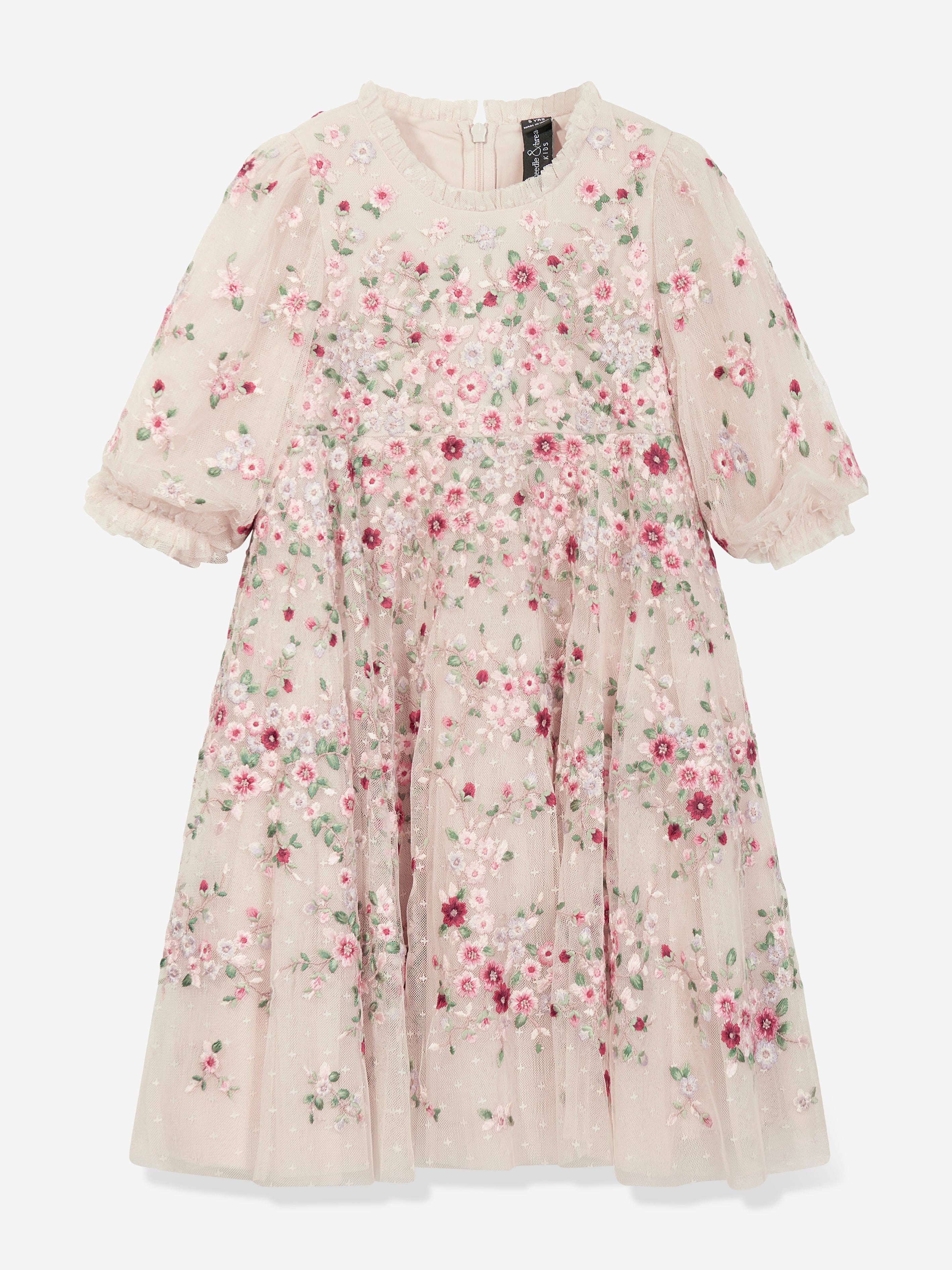 Needle & Thread Girls Lunaria Wreath Dress in Multicolour Reliable Cheap Online