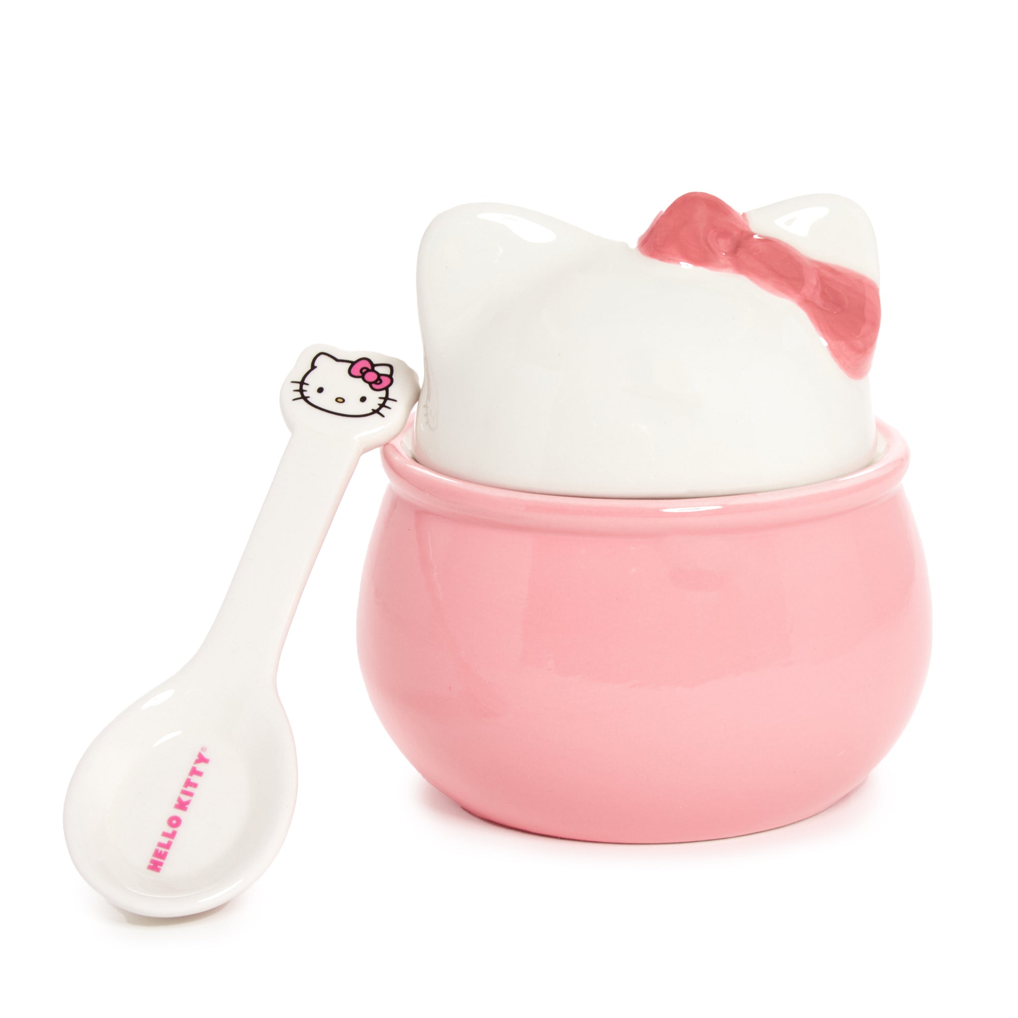 Hello Kitty Ceramic Sculpted Bowl and Spoon Set Very Cheap Cheap Online