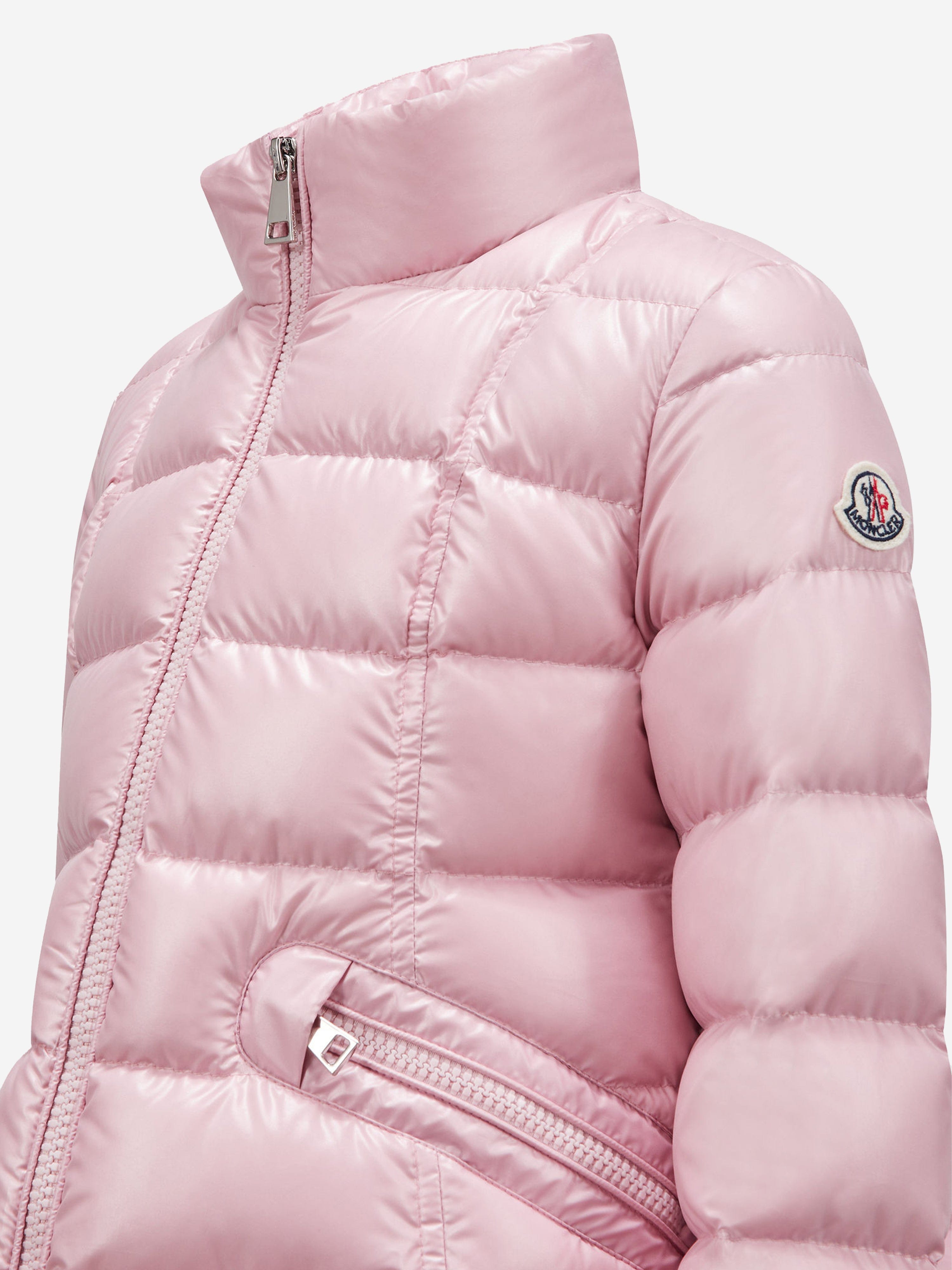 Moncler Enfant Girls Down Padded Ainay Jacket in Pink 2025 New Cheap Pice