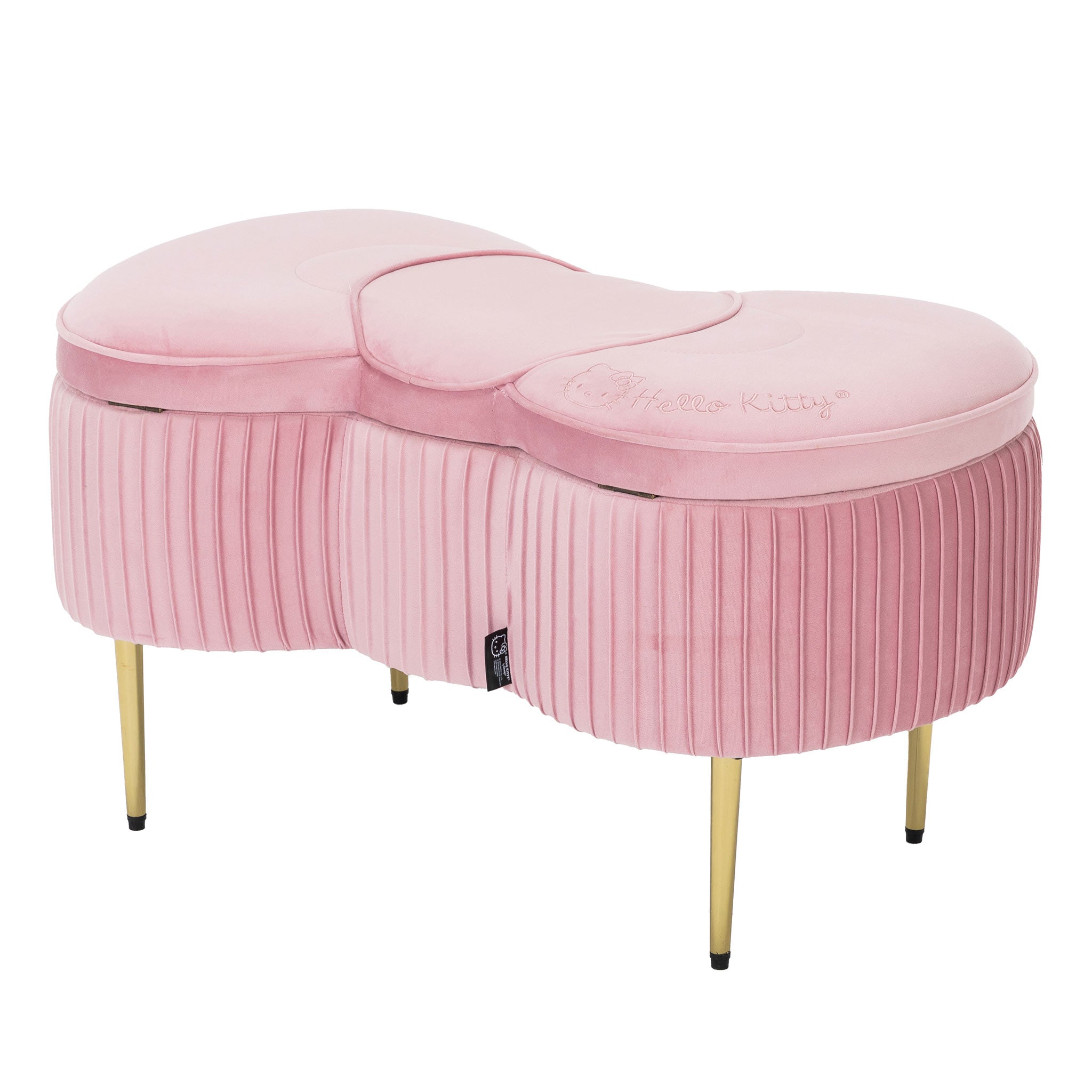 Hello Kitty x Impressions Vanity Bow Storage Bench With Mastercard For Sale