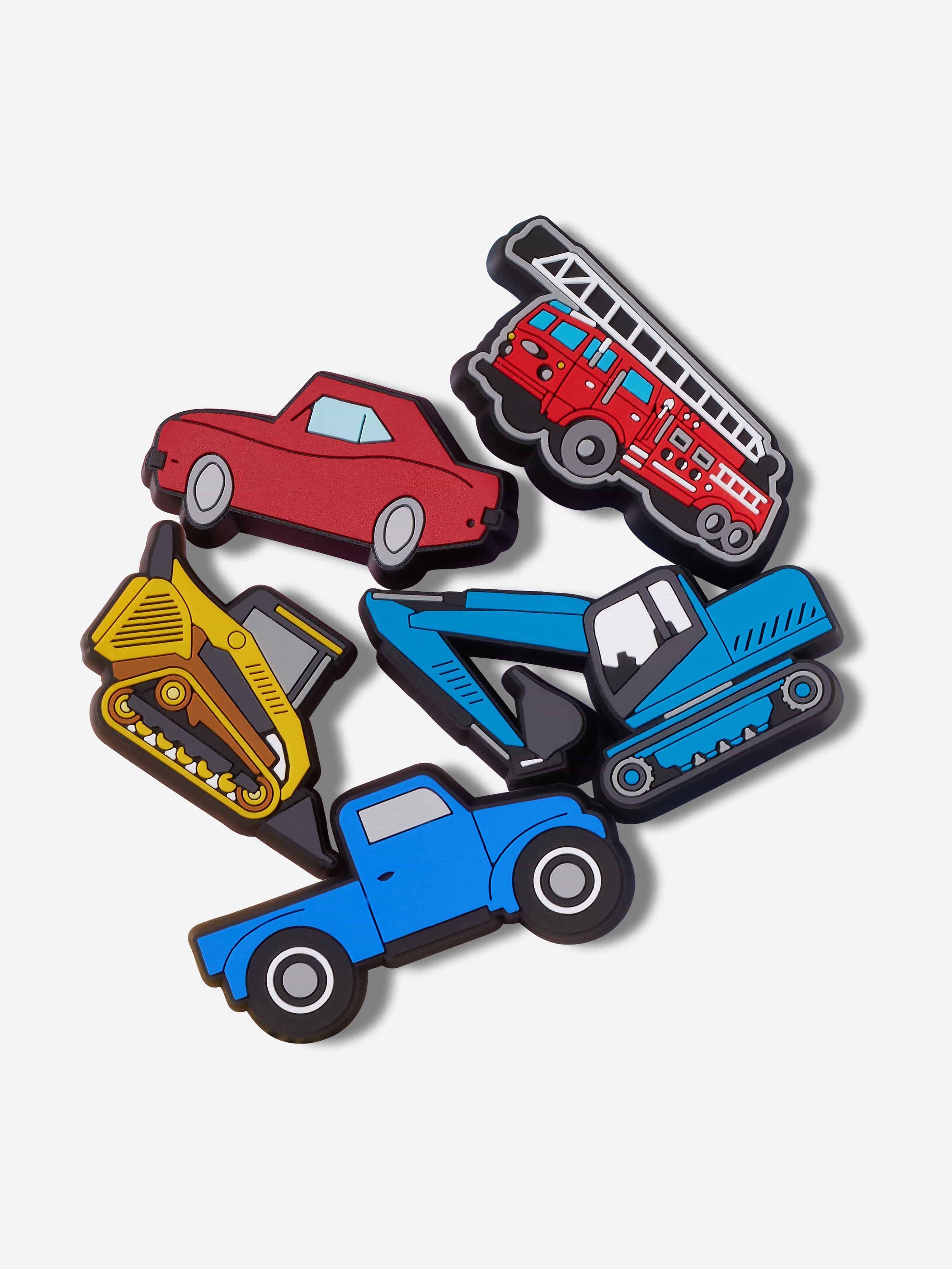 Crocs Kids Lights Up Cars Trucks Jibbitz Charm 5 Pack in Multicolour Cheap Sale For Cheap