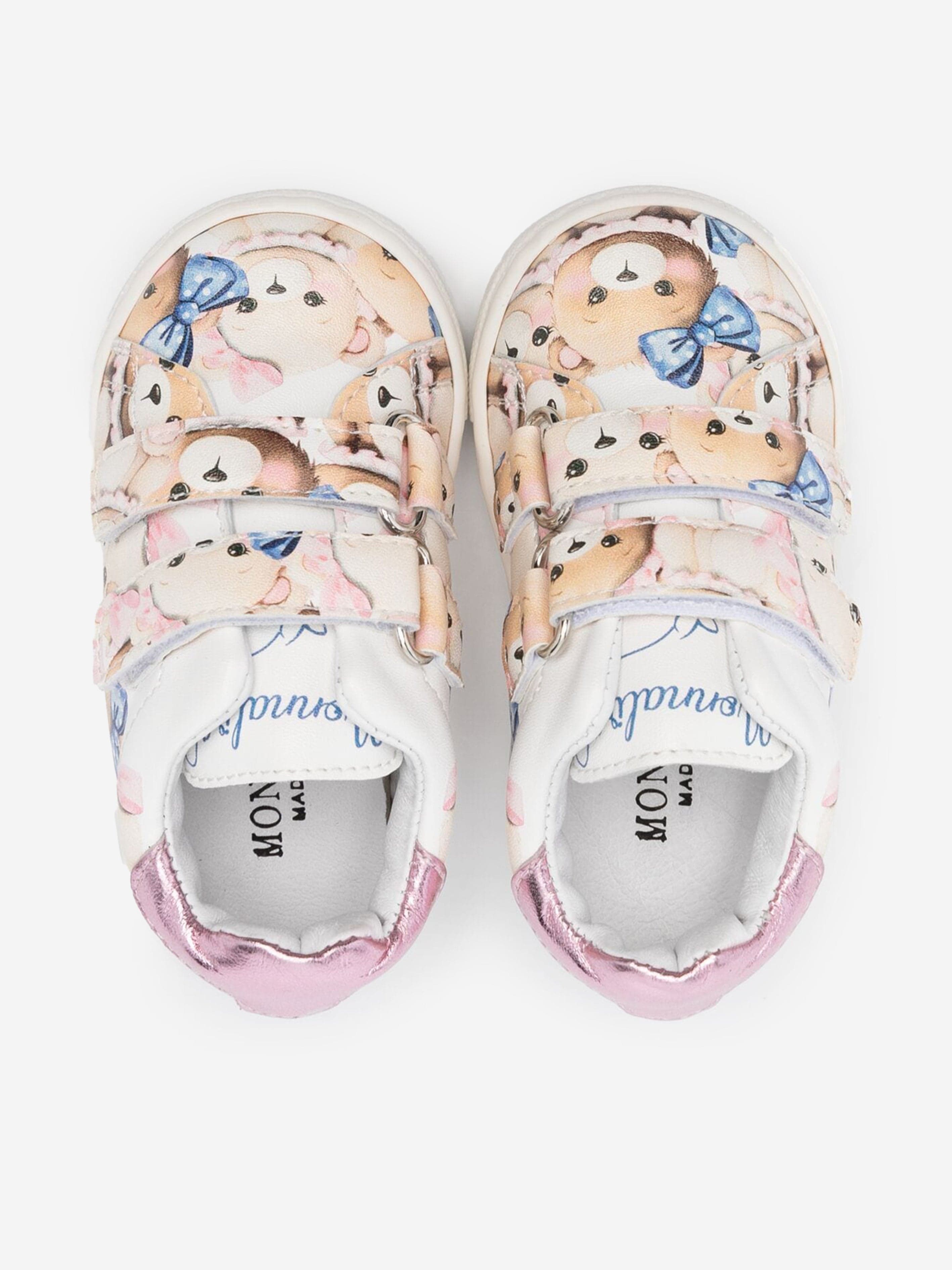 Monnalisa Girls Teddy Bear Trainers in Multicolour Release Dates Cheap Online