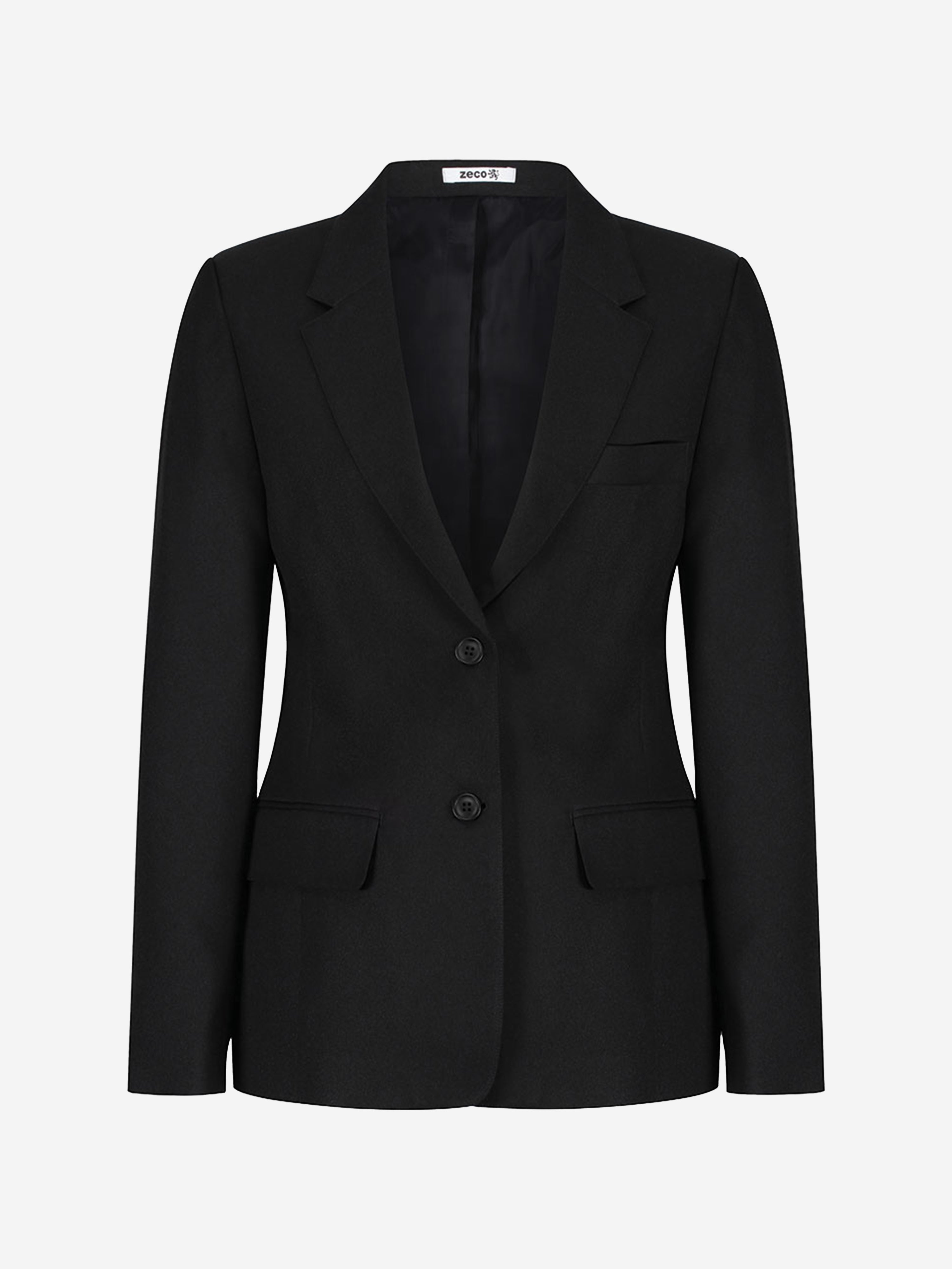 Zeco Girls School Contemporary Eco Jacket in Black Largest Supplier Online