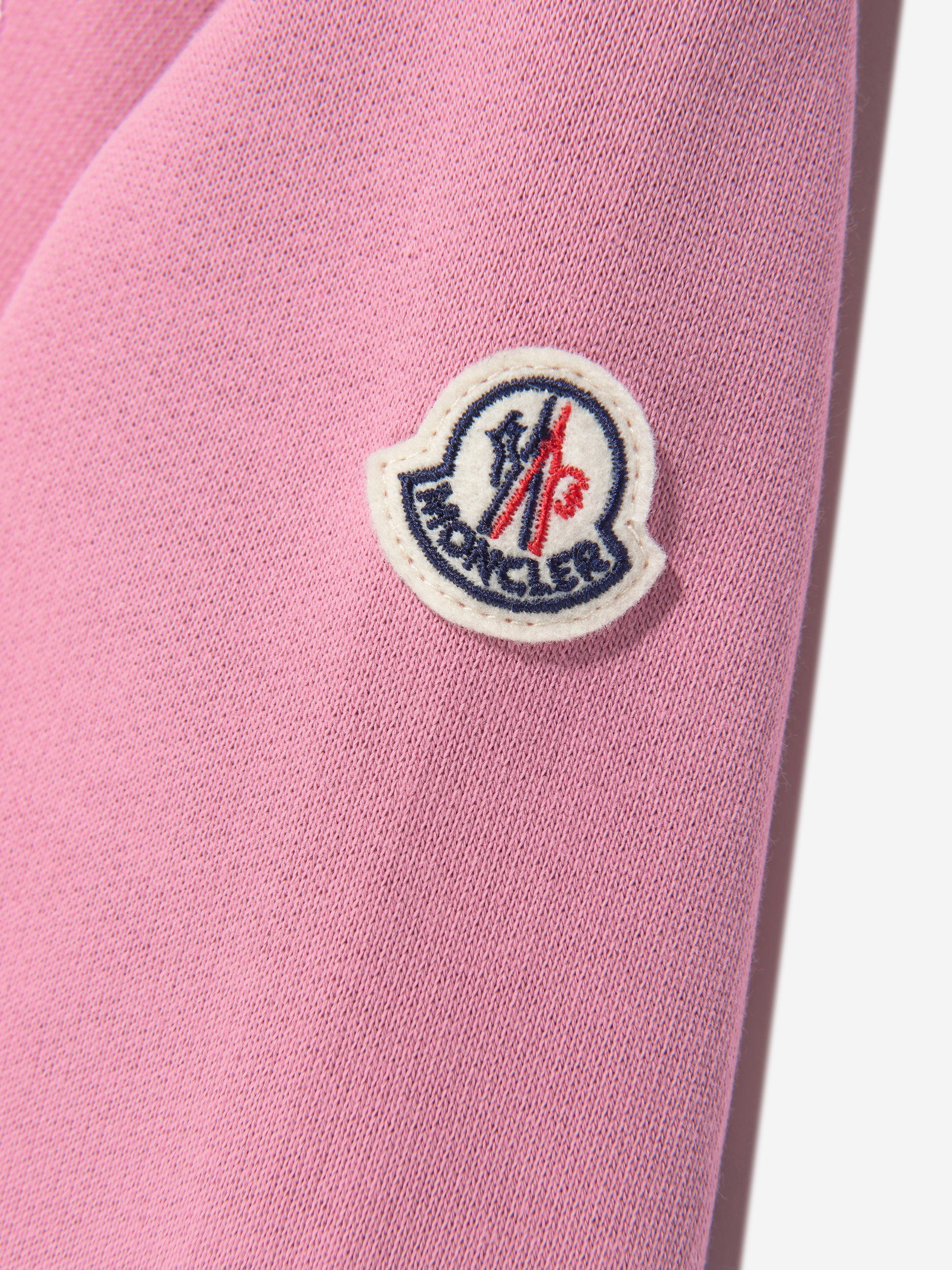Moncler Enfant Girls Hooded Sweater Dress in Pink Free Shipping Low Pice Fee Shipping