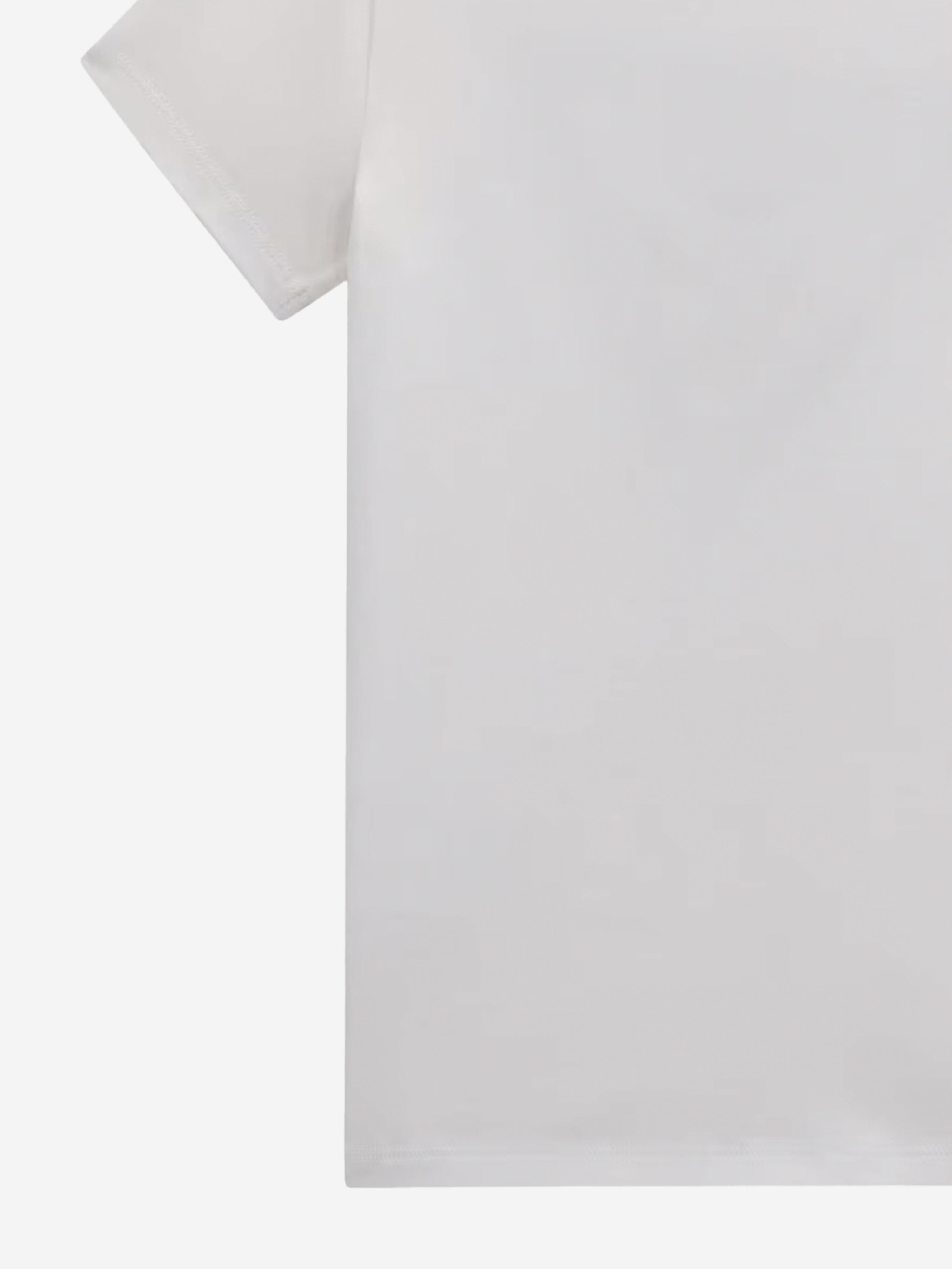 Girls Logo T-Shirt in White Outlet For You