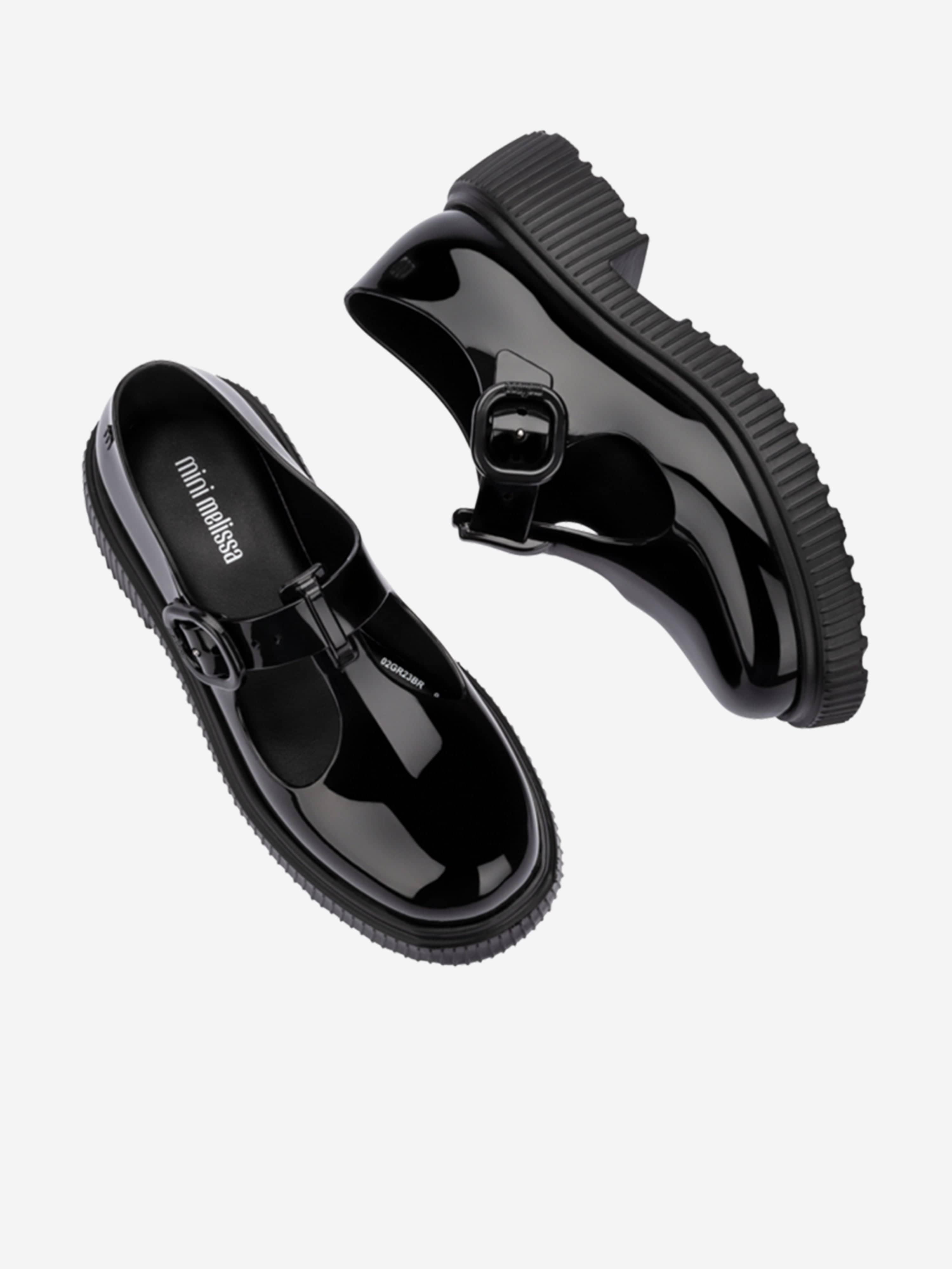Mini Melissa Girls Jackie Shoes in Black Free Shipping Popular