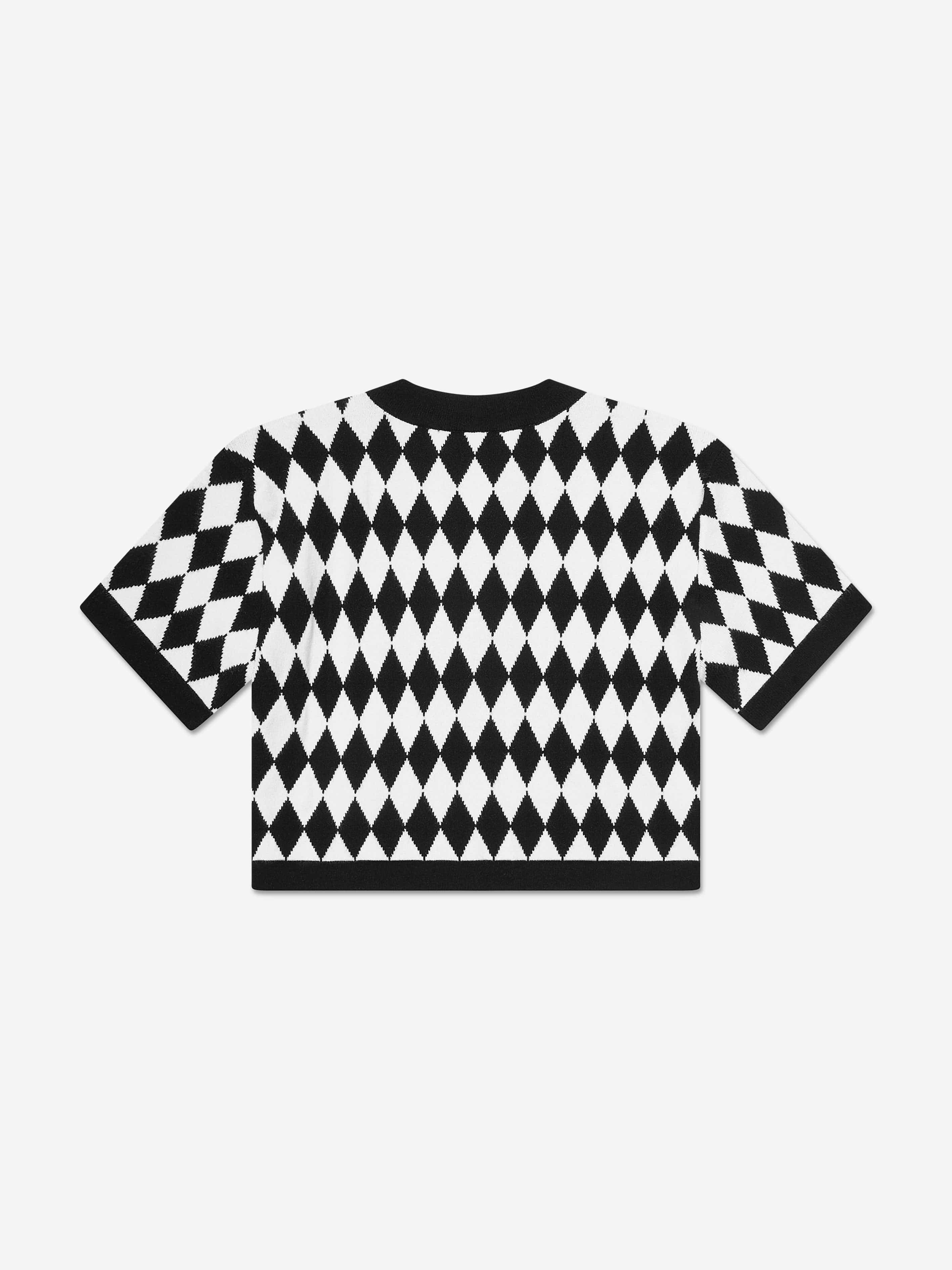 Balmain Girls Knitted Top in Black Cheap Sale Good Selling