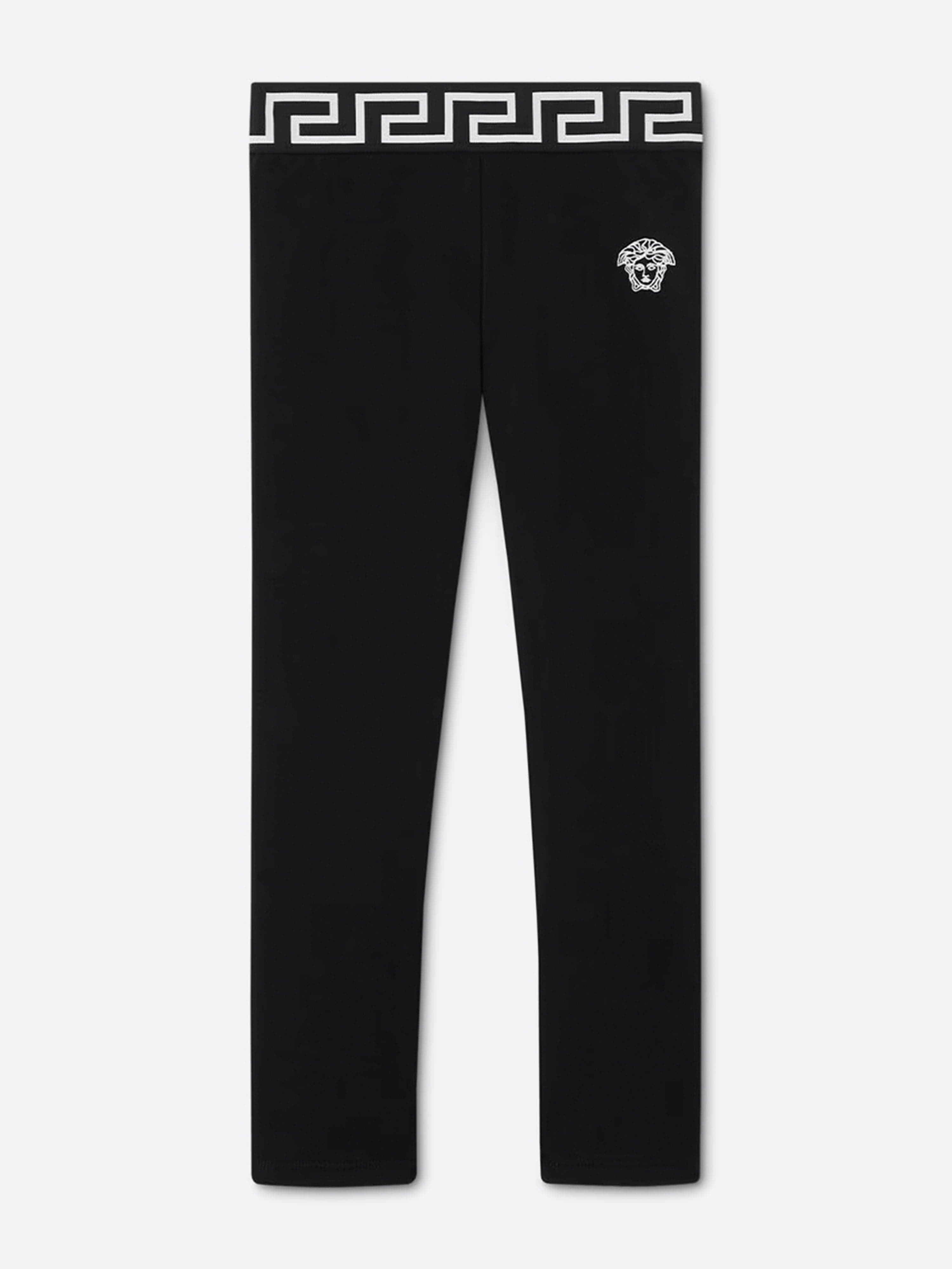 Versace Girls Medusa Logo Leggings in Black Largest Supplier For Sale