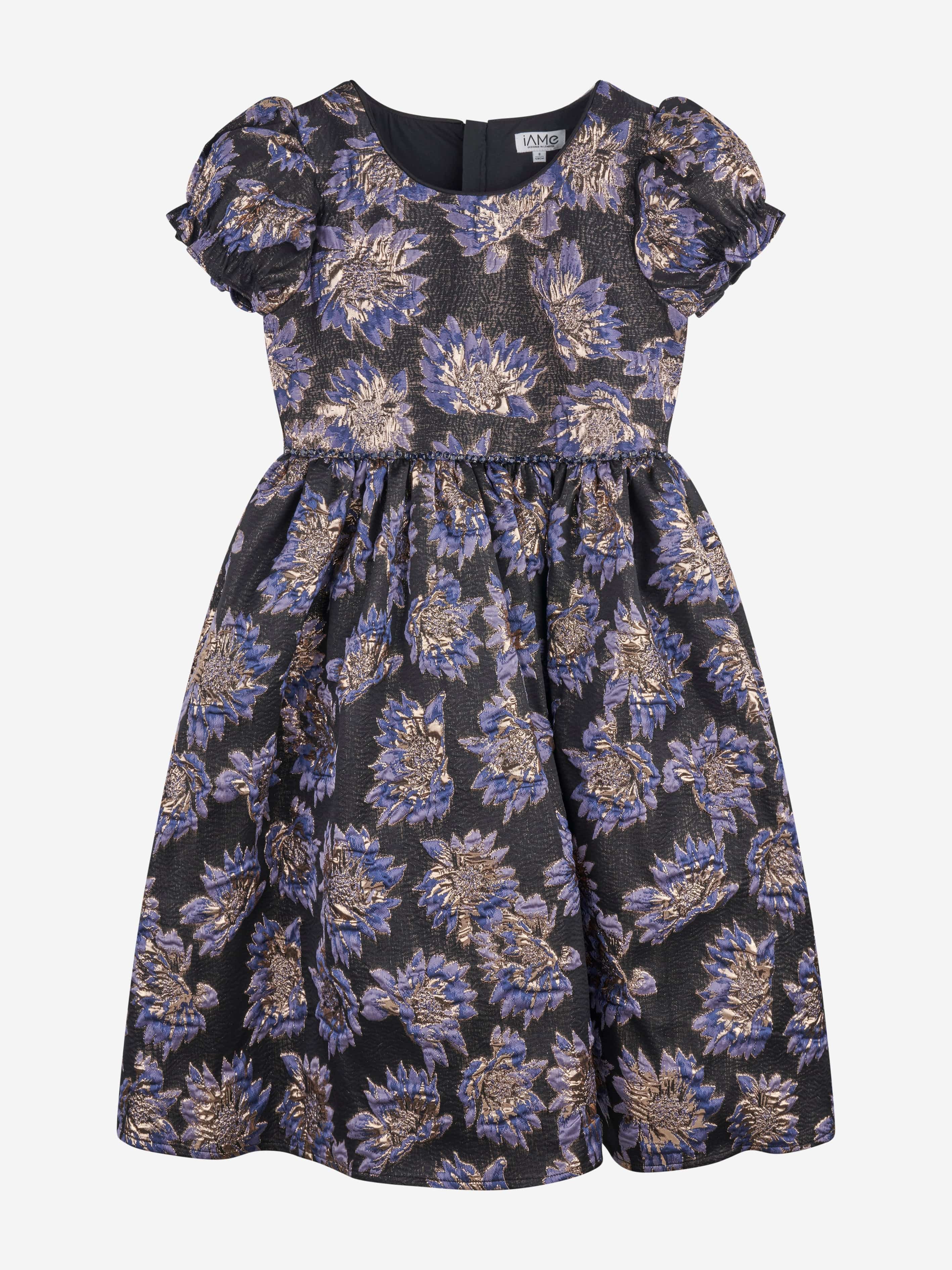 iAMe Girls All Over Print Dress in Black Cheap Geniue Stockist