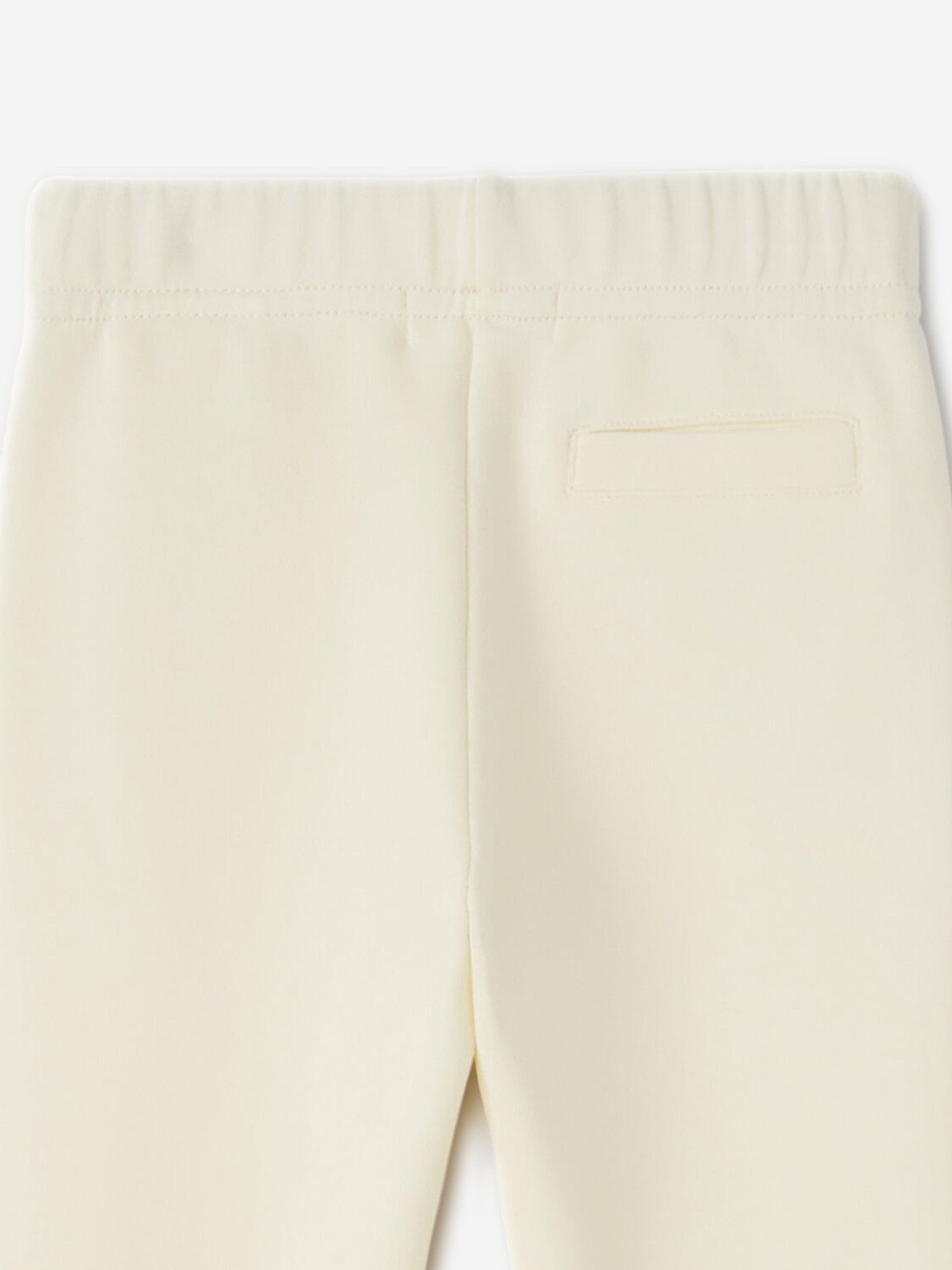 Palm Angels Baby Logo Joggers in White Buy Cheap Websites