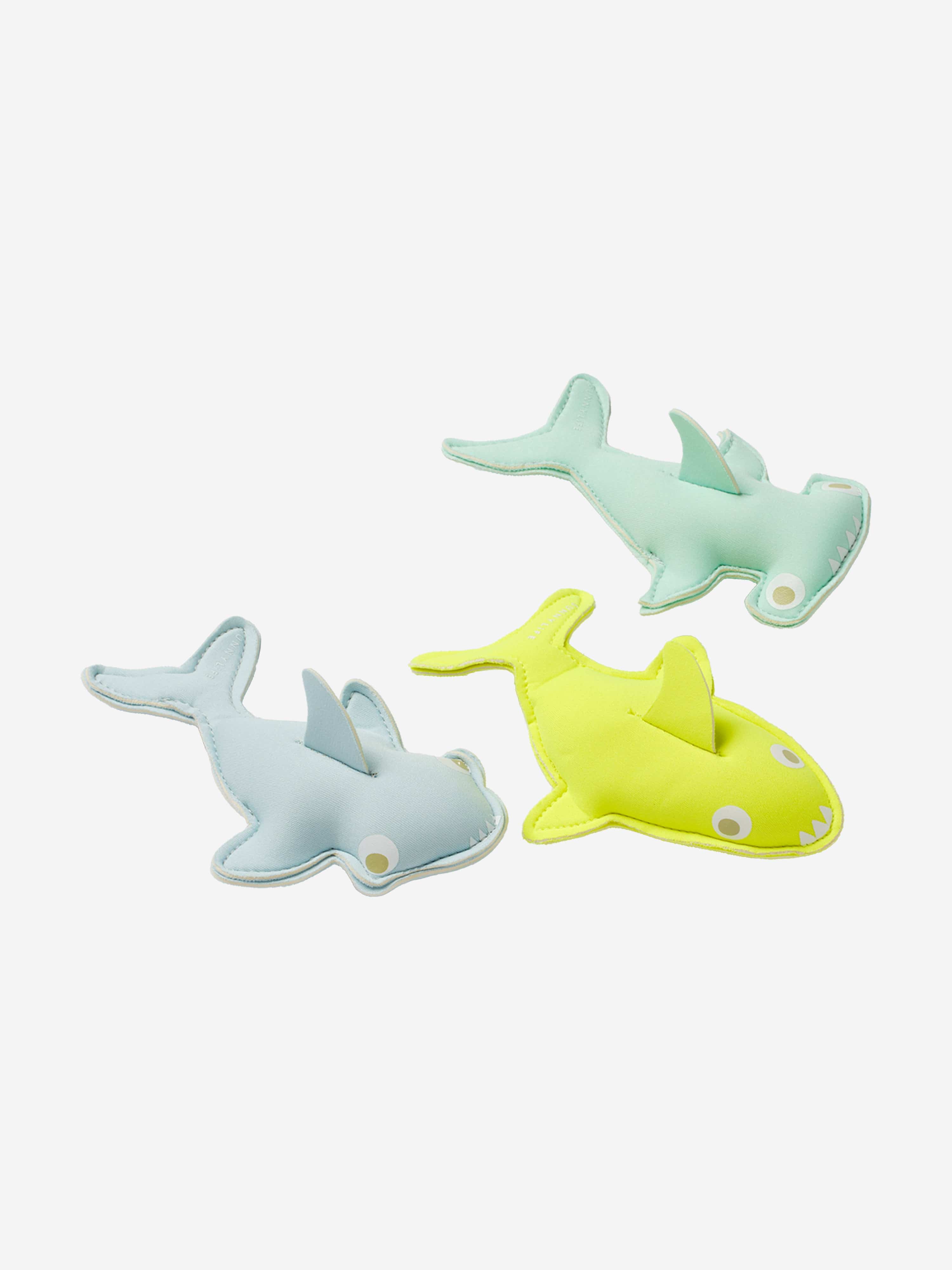 Sunnylife Kids Salty the Shark Set of 3 Dive Buddies in Multicolour (18cm) Buy Cheap Best Sale