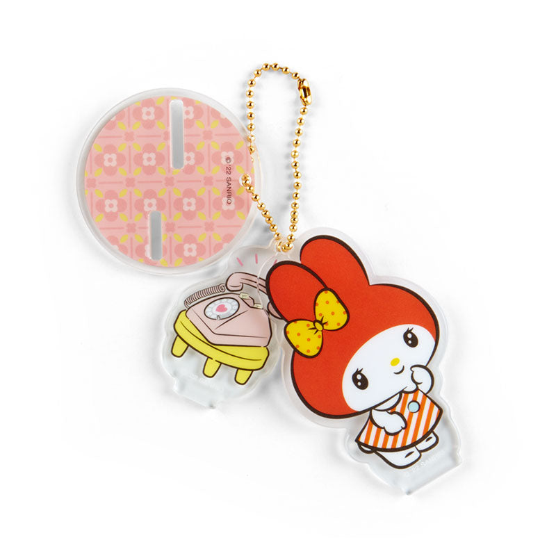 My Melody Acrylic Keychain and Stand (Retro Room Series) Extremely For Sale