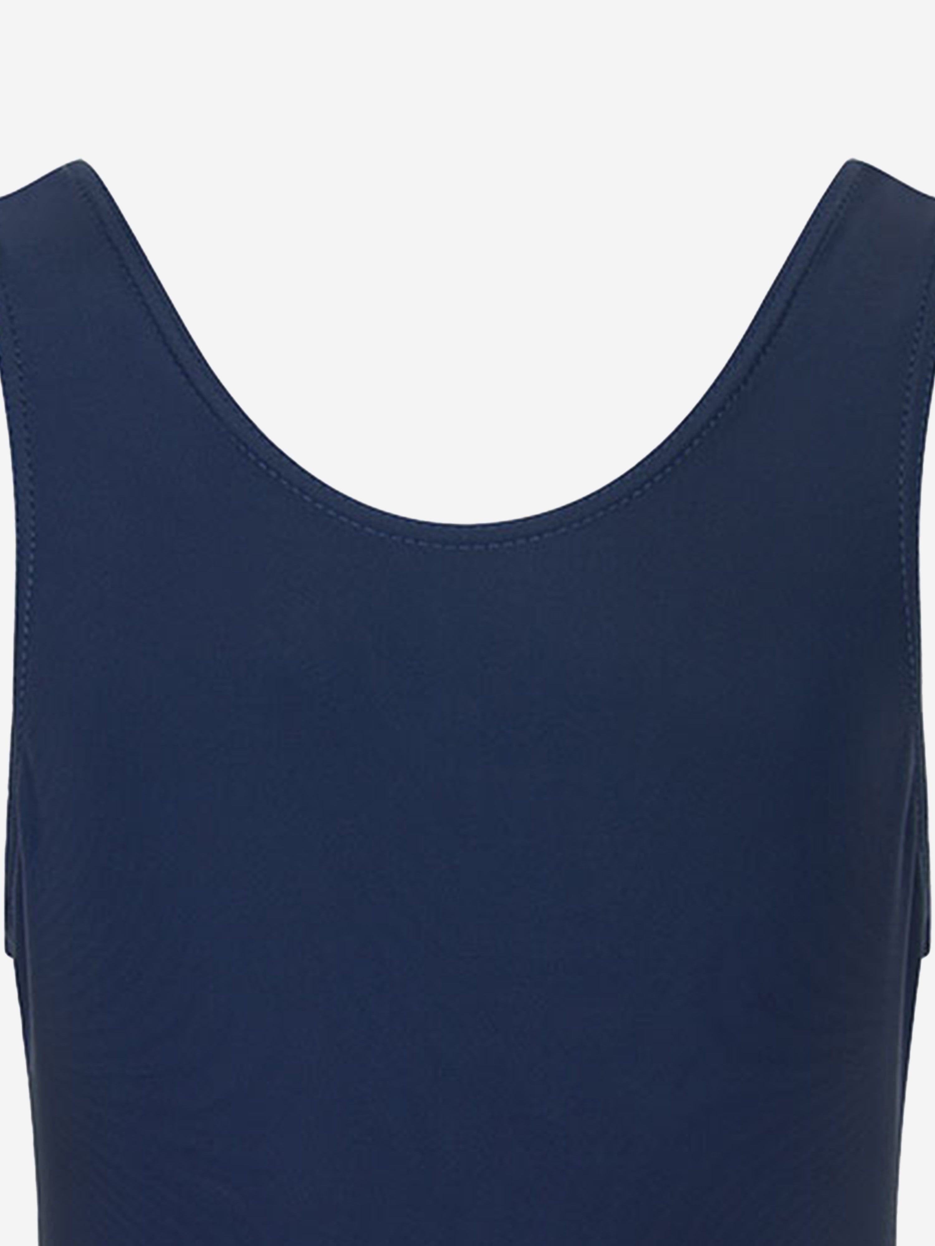 Zeco Girls School Elastane Swimming Costume in Navy Original For Sale