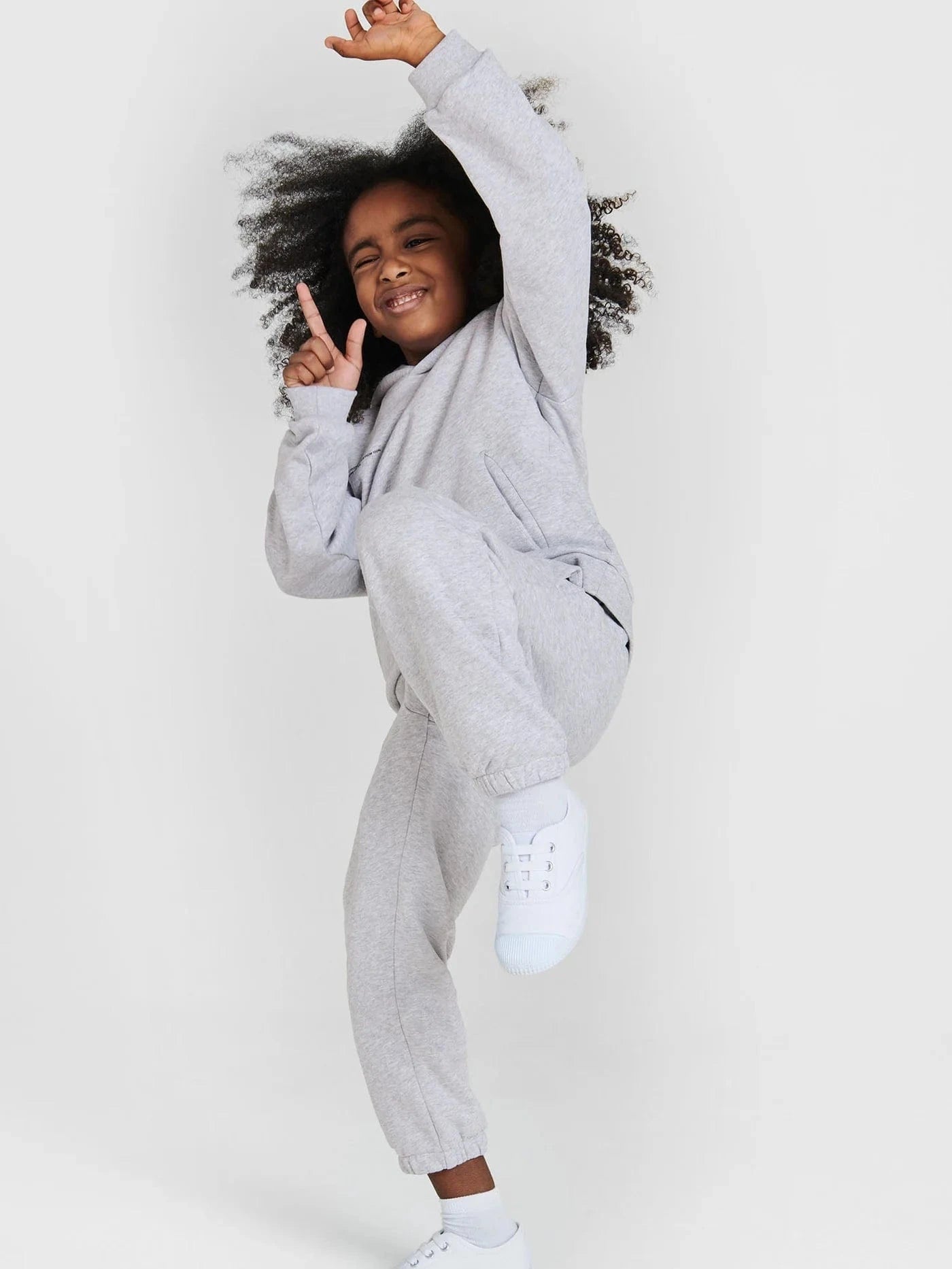 PANGAIA Kids 365 Midweight Hoodie in Grey Buy Cheap Find Great