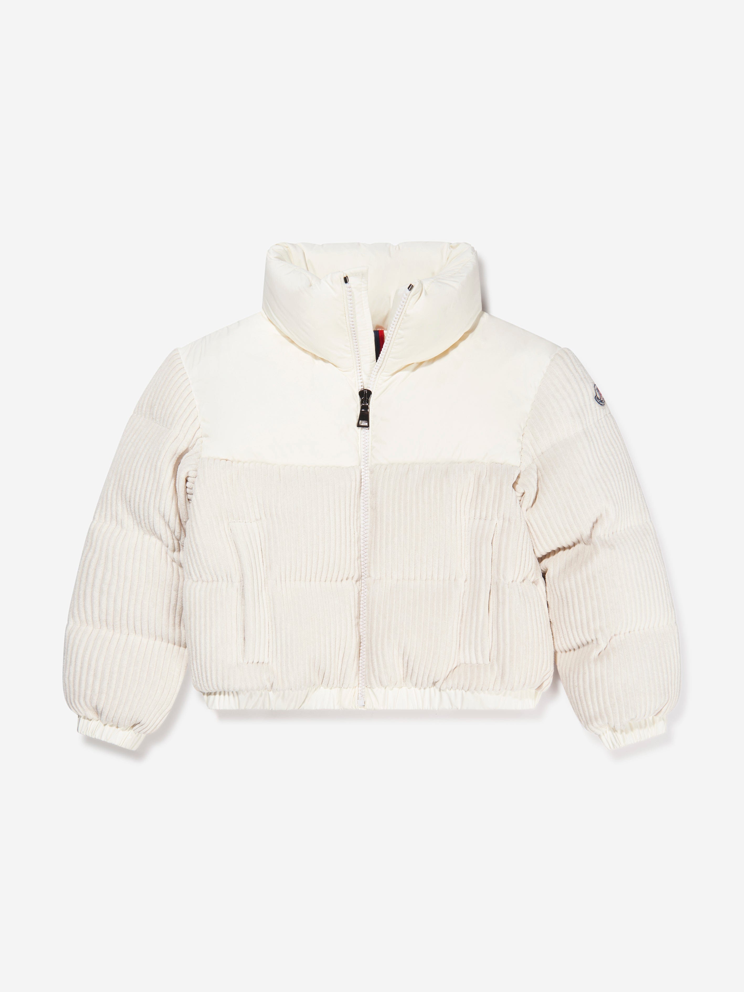 Moncler Enfant Girls Down Padded Waitaki Jacket in Ivory Huge Surprise