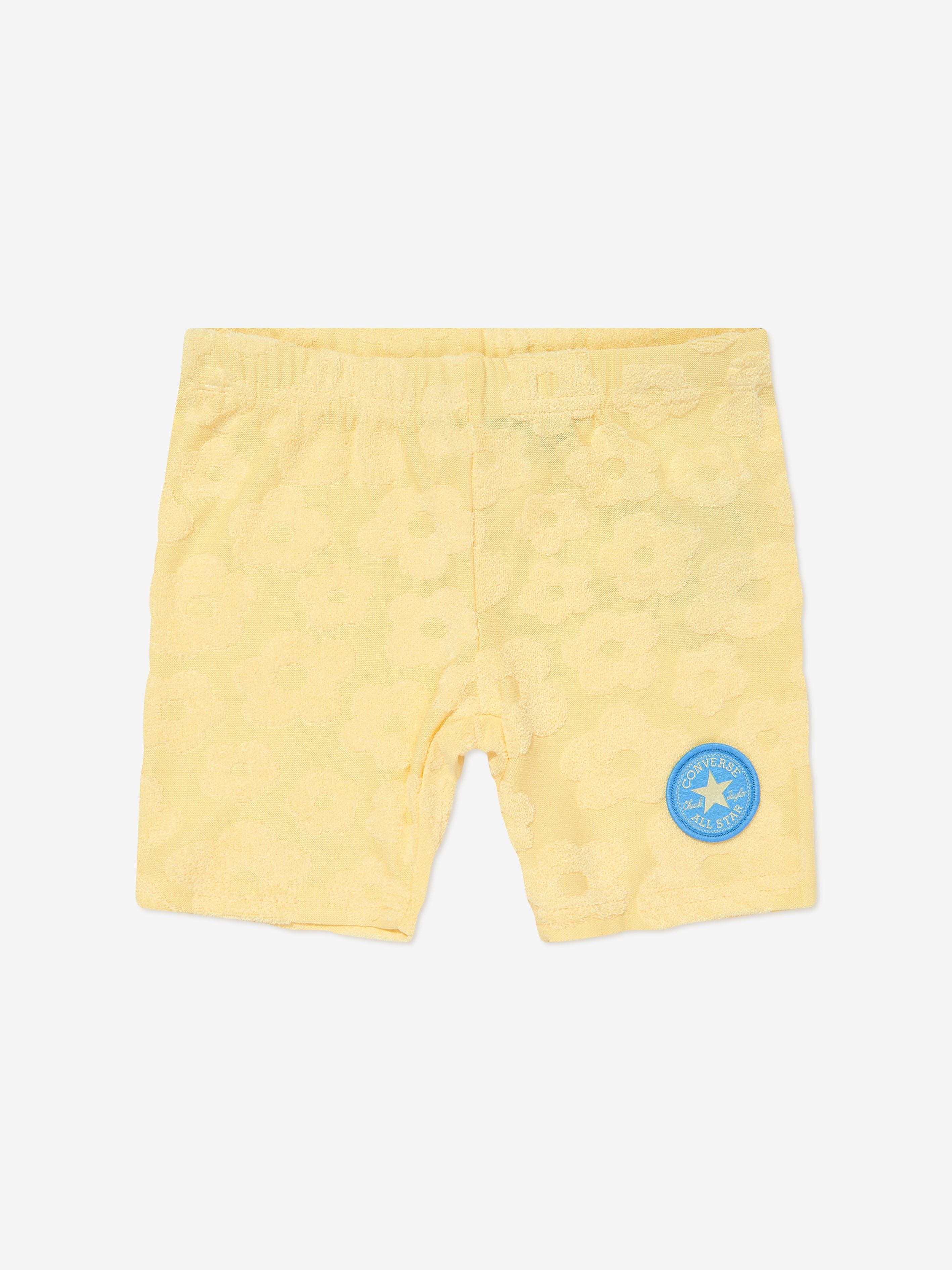 Converse Girls Chuck Patch T-Shirt And Biker Shorts Set in Yellow Discount 2025 New