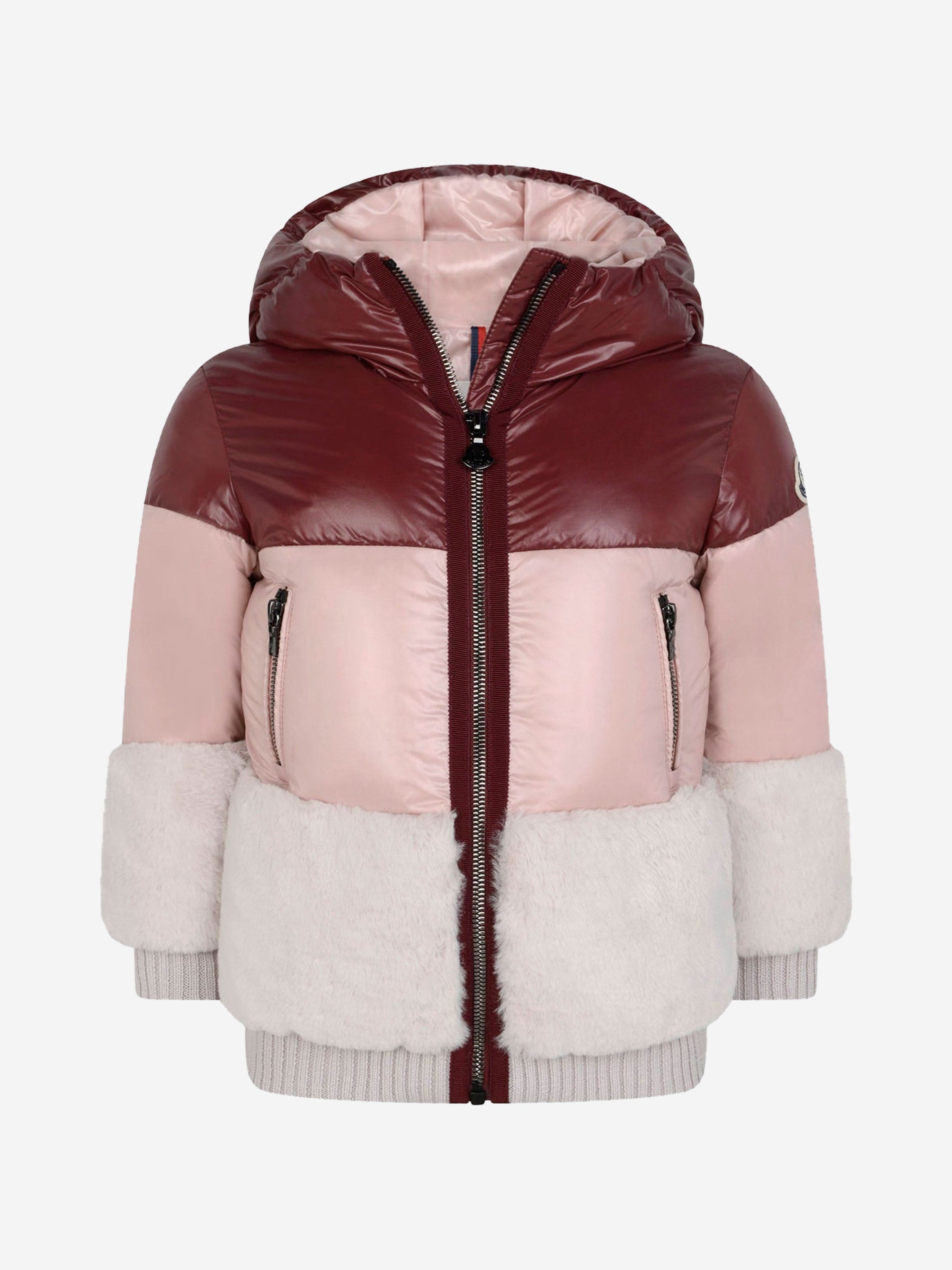 Moncler Girls Down Padded Logo Jacket Sale Amazing Pice
