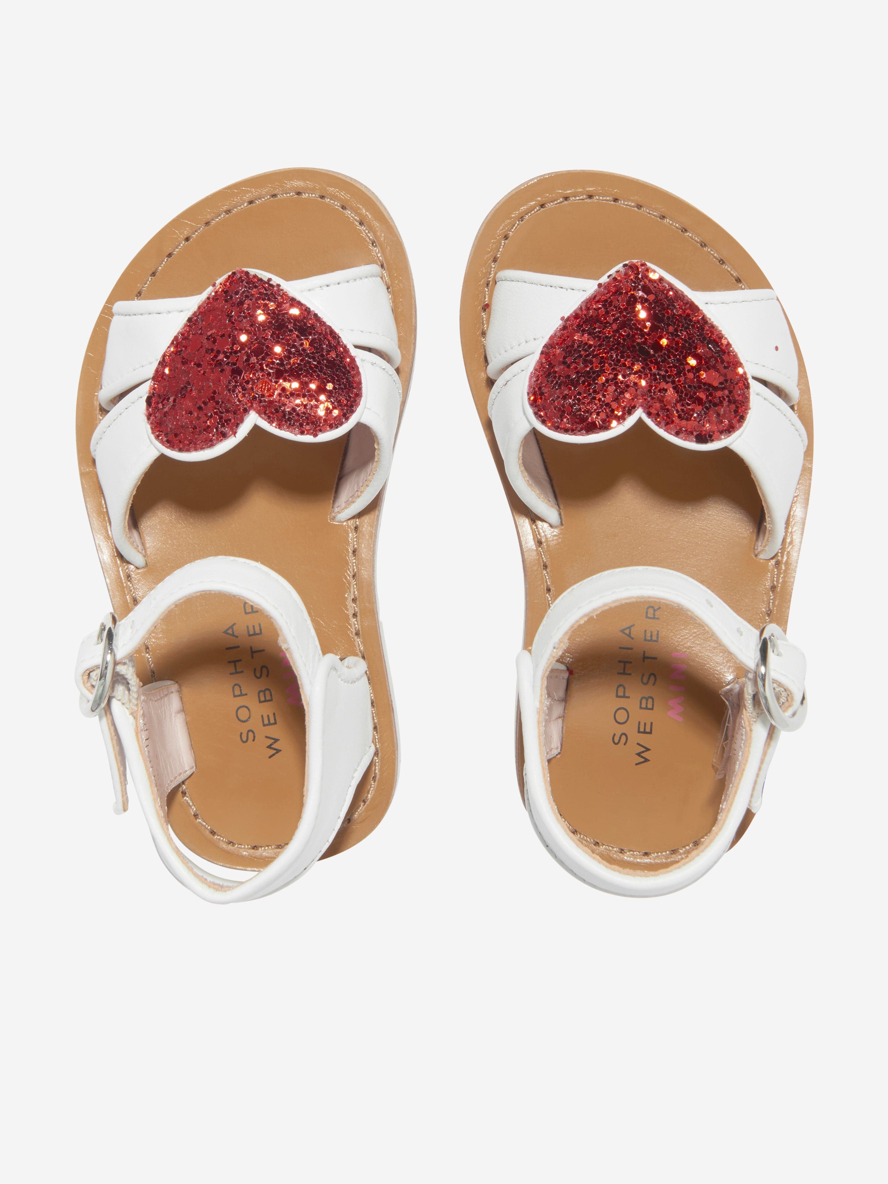 Sophia Webster Girls Amora Sandals in White The Cheapest For Sale