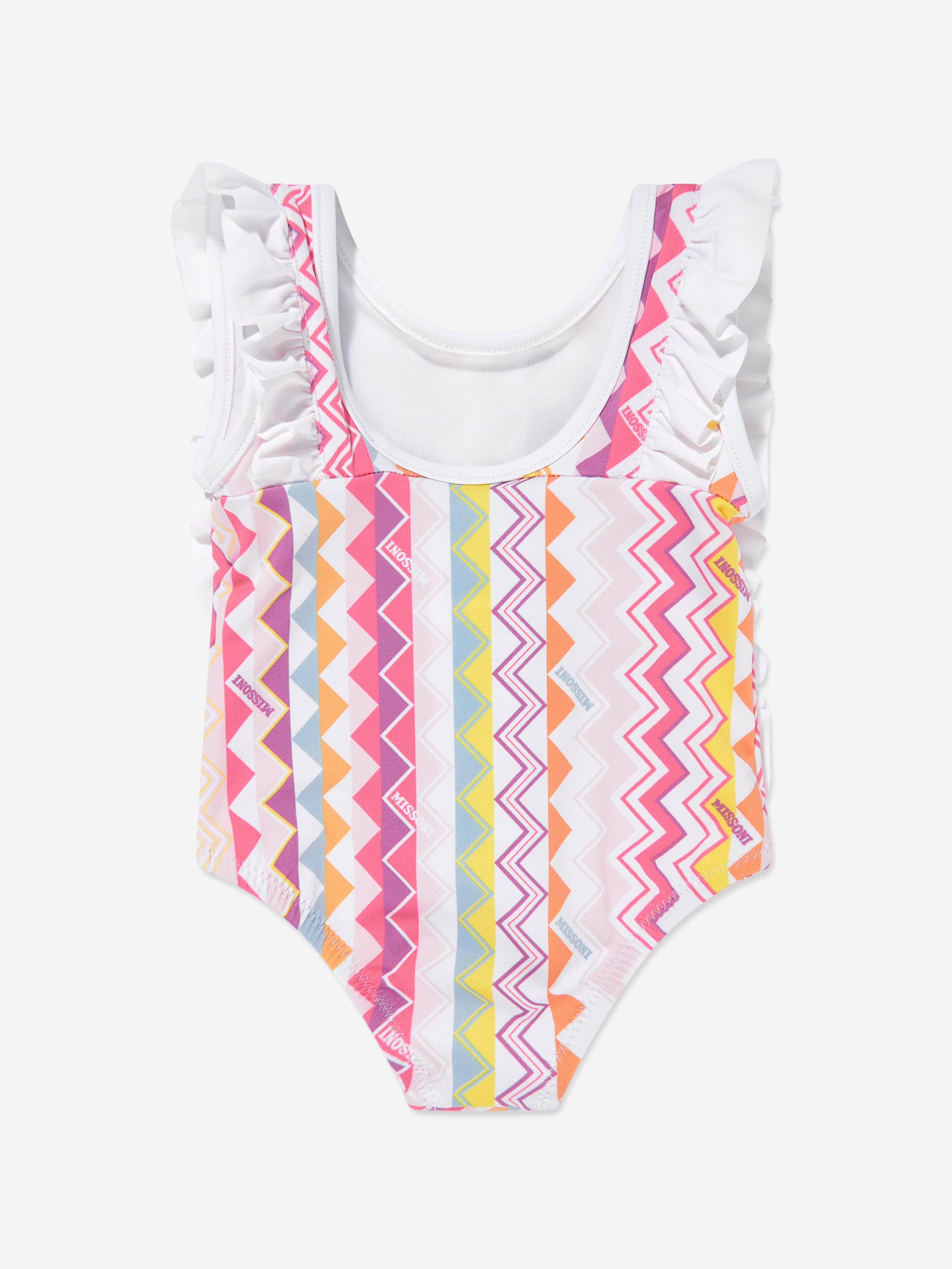 Baby Girls Zigzag Swimsuit in Multicolour Tumblr Online