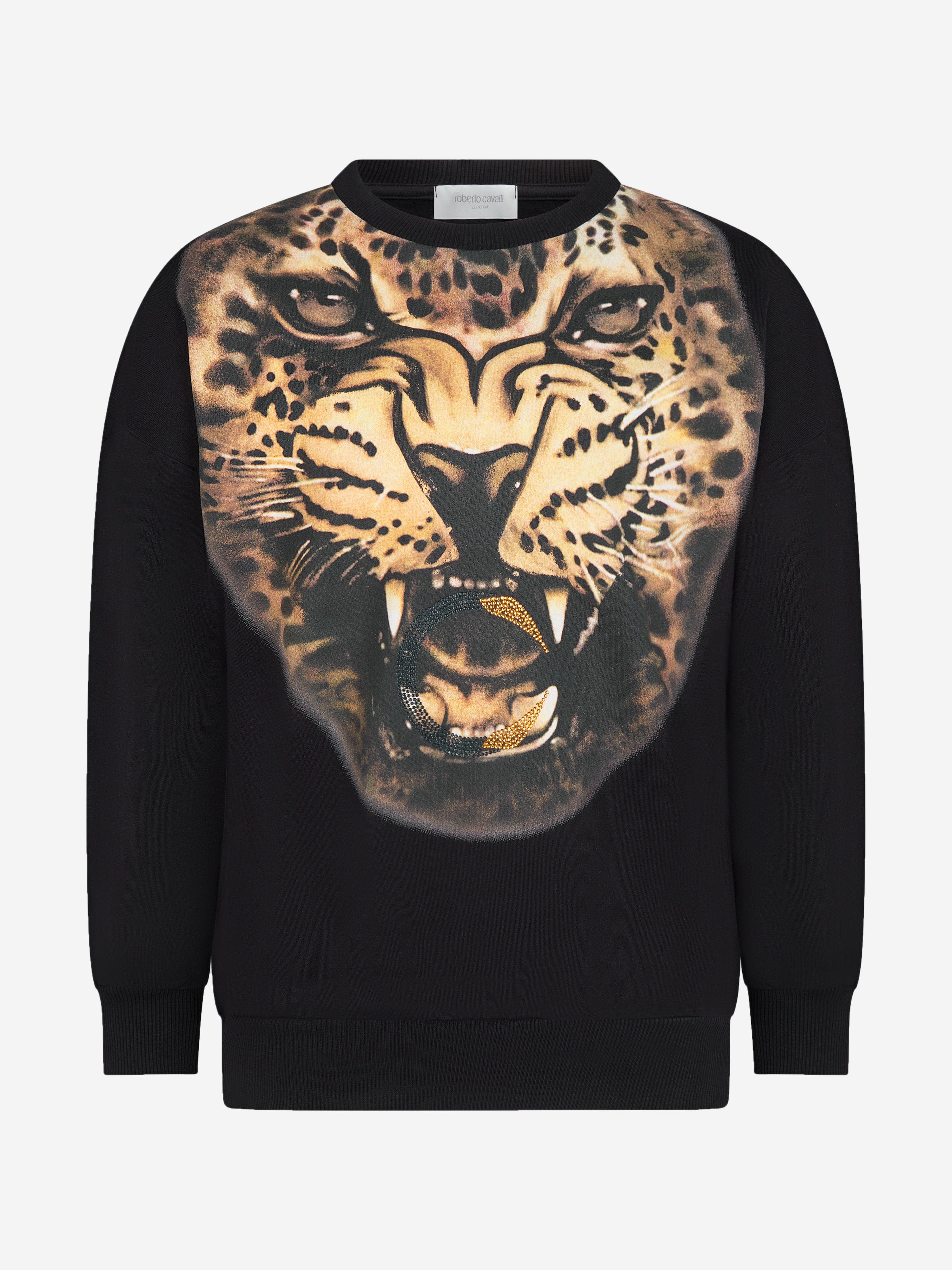 Roberto Cavalli Girls Sweat Top With Credit Card Online