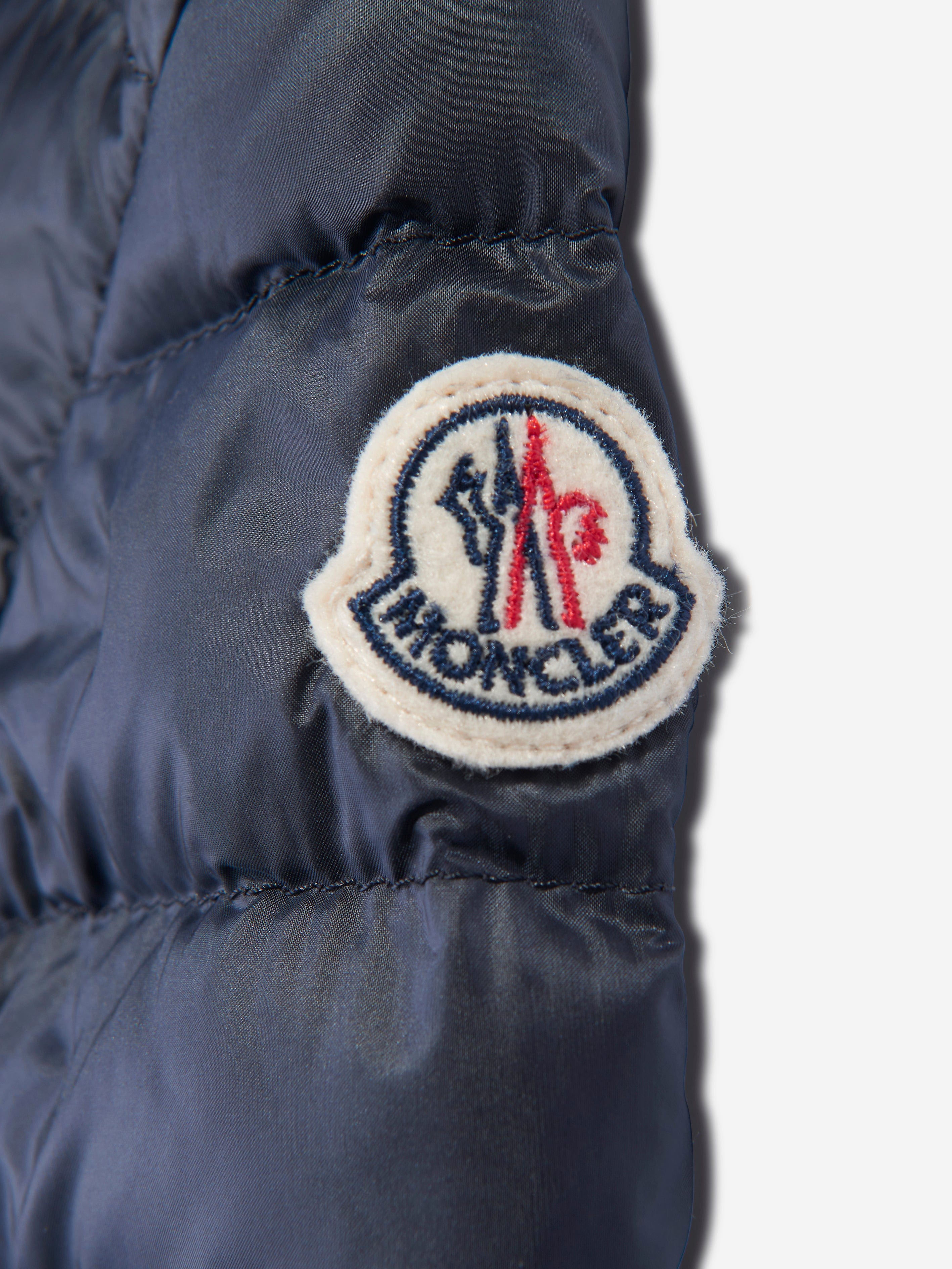 Moncler Enfant Baby Girls Down Padded Joelle Jacket in Navy Clearance Store Sale Online