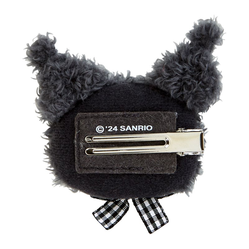 Kuromi Plush Hair Clip (Gingham Bow) Outlet 2025 Unisex