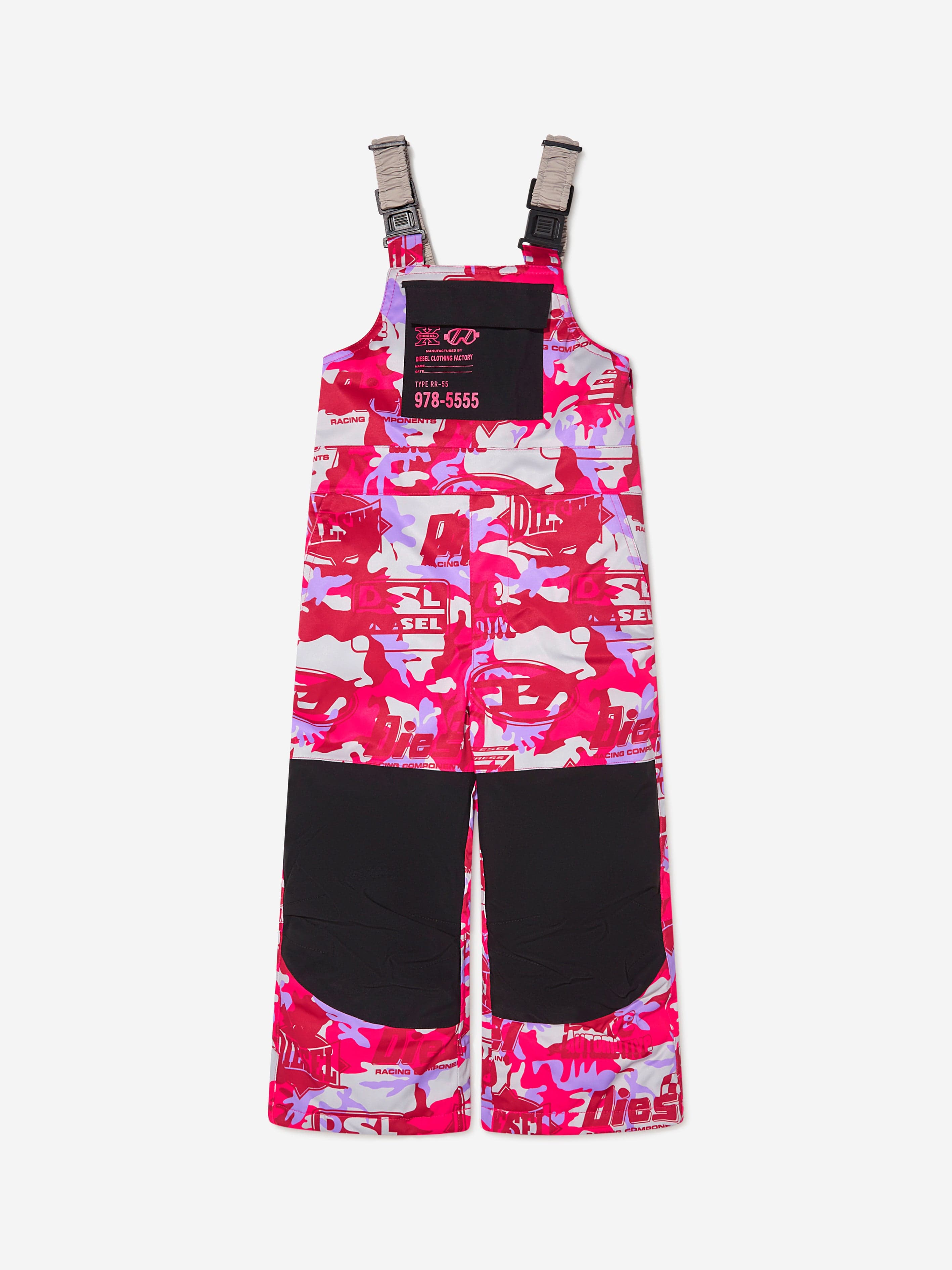 Diesel Girls Racing Print Ski Salopettes Free Shipping Best Store To Get